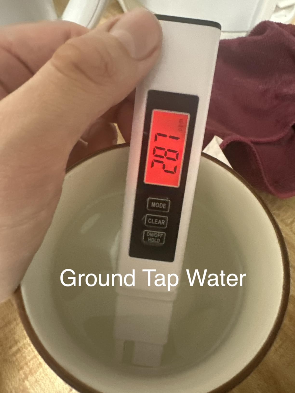 AquaTru Glass Carafe | Countertop Reverse Osmosis Water Filter Countertop RO System Water Purifier | 4 Stage Reverse Osmosis Filtration | Removes 84 Contaminants Like PFOA + PFOS, Lead, Microplastics customer photo 1