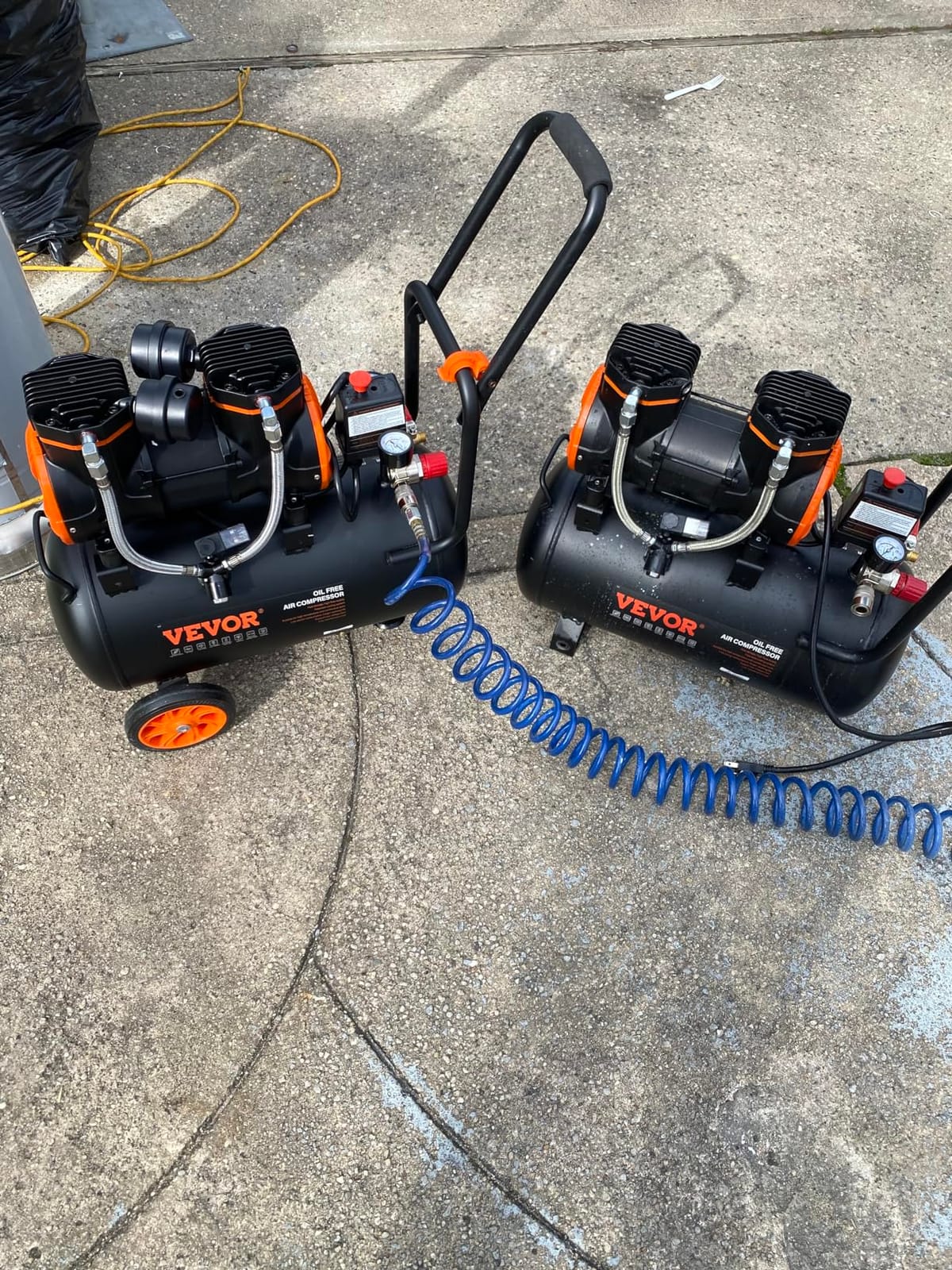 VEVOR 6.3 Gallon 2 HP Air Compressor, Max 116PSI, Oil Free Compressor Tank customer photo 2