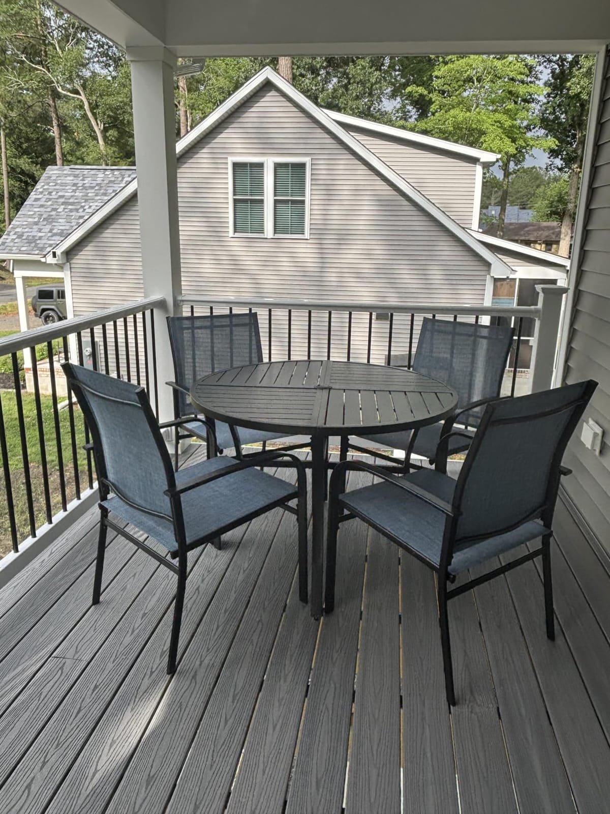 SUNSHINE VALLEY 9pc Patio Dining Set, 57.5