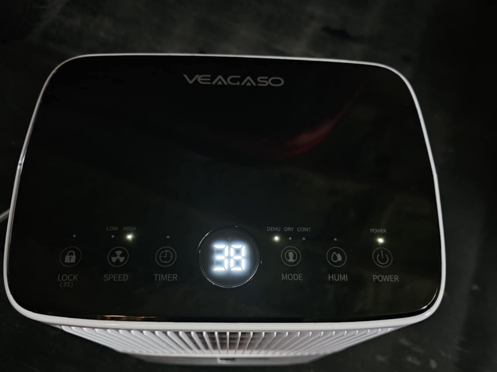 VEAGASO 34 Pint/D, 2500 Sq.Ft Dehumidifier for Basement with Drain Hose customer photo 2