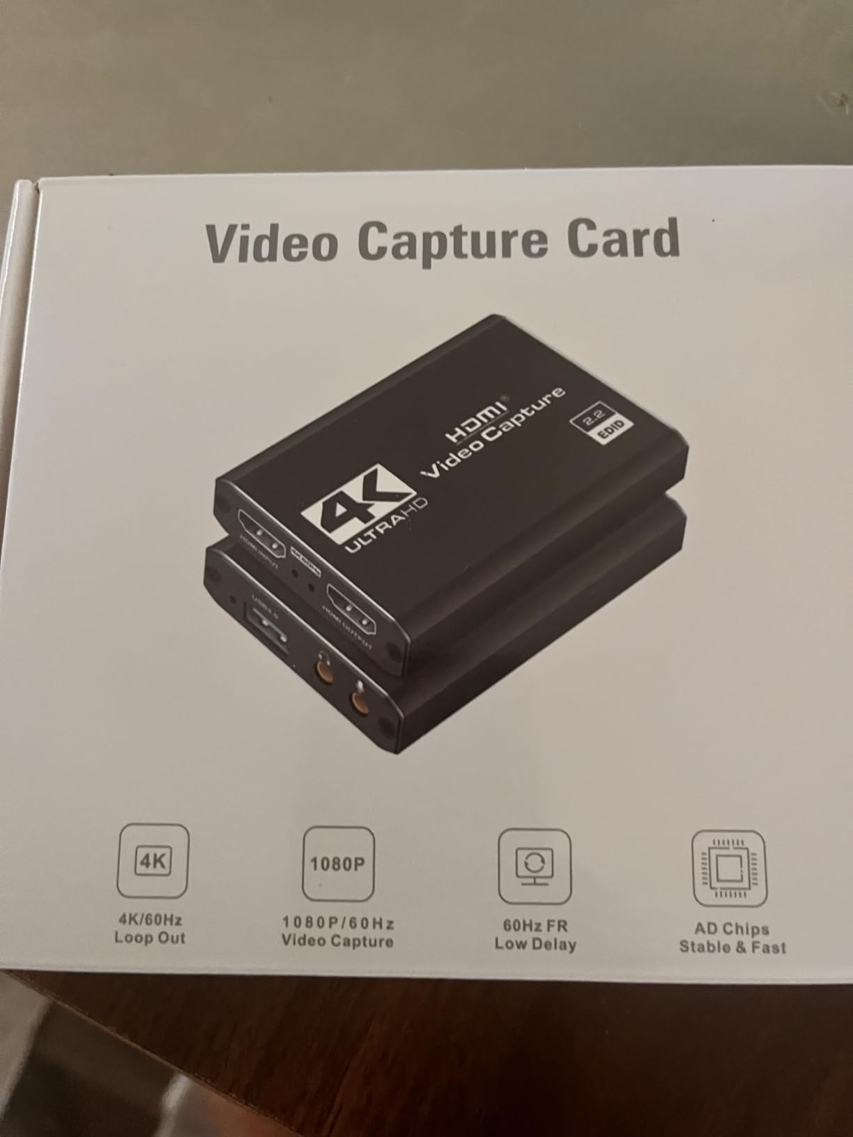 Capture Card 4K HDMI Video Streaming to USB 3.0 1080P 60FPS Capture Device customer photo 1