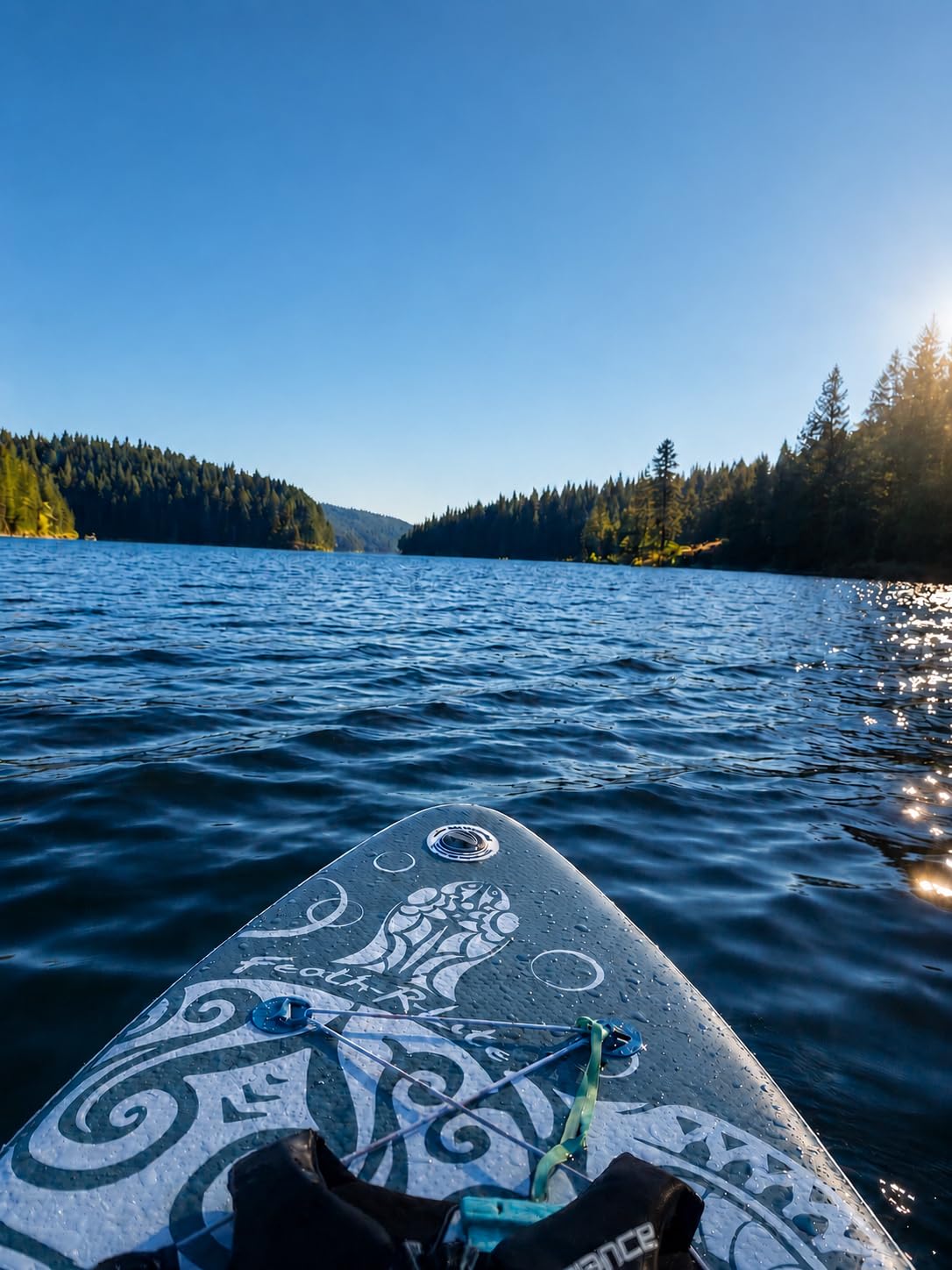 FEATH-R-LITE Inflatable Stand Up Paddle Board with Beginner SUP Accessories customer photo 1
