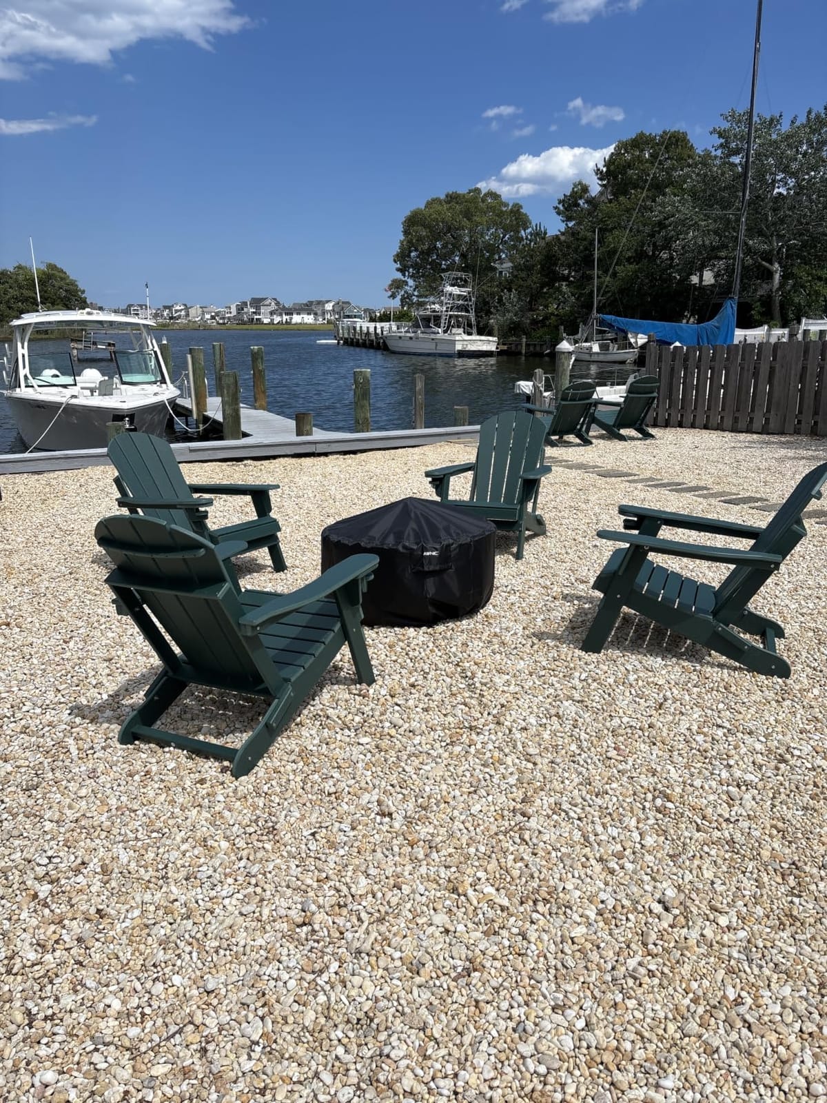 GREENVINES Folding-Adirondack-Chairs Set of 2, HDPE All Weather, Blue customer photo 1