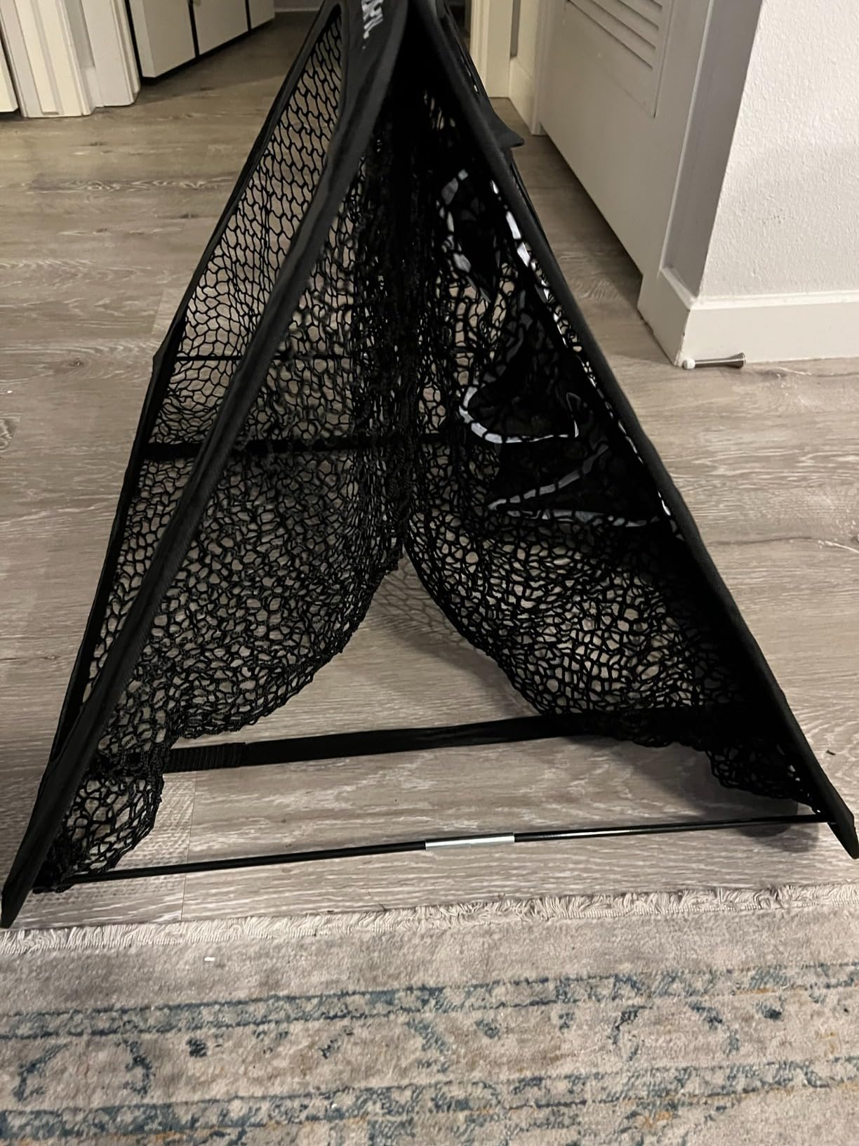 CHAMPKEY Double -Sided Golf Chipping Net with Mat and 12 Foam Balls - Professional Golf Practice Net Ideal for Indoor and Outdoor Training customer photo 2