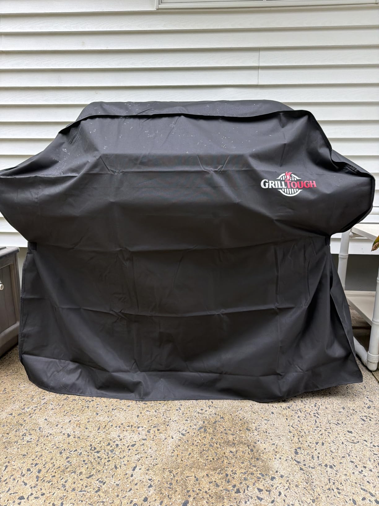 GrillTough Heavy Duty BBQ Grill Cover for Outdoor Grill, 58 Inch, Black customer photo 1