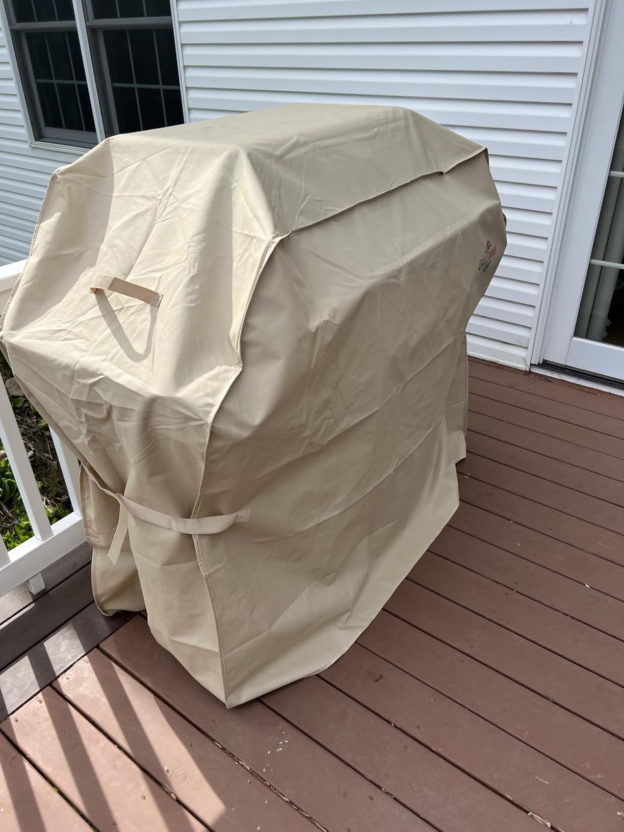 GrillTough Heavy Duty BBQ Grill Cover for Outdoor Grill, 58 Inch, Black customer photo 2