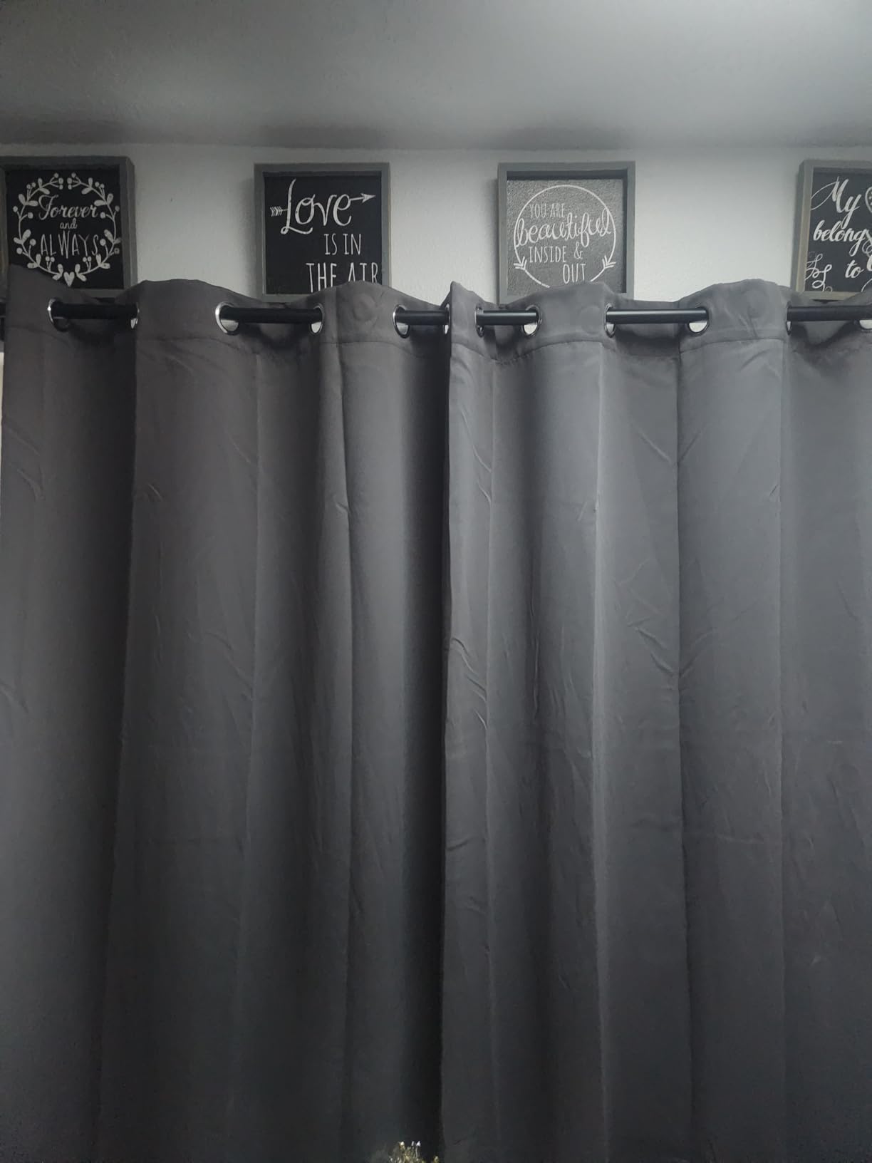 Joydeco Blackout Patio Sliding Door Curtains, Privacy Room Divider Curtains customer photo 1