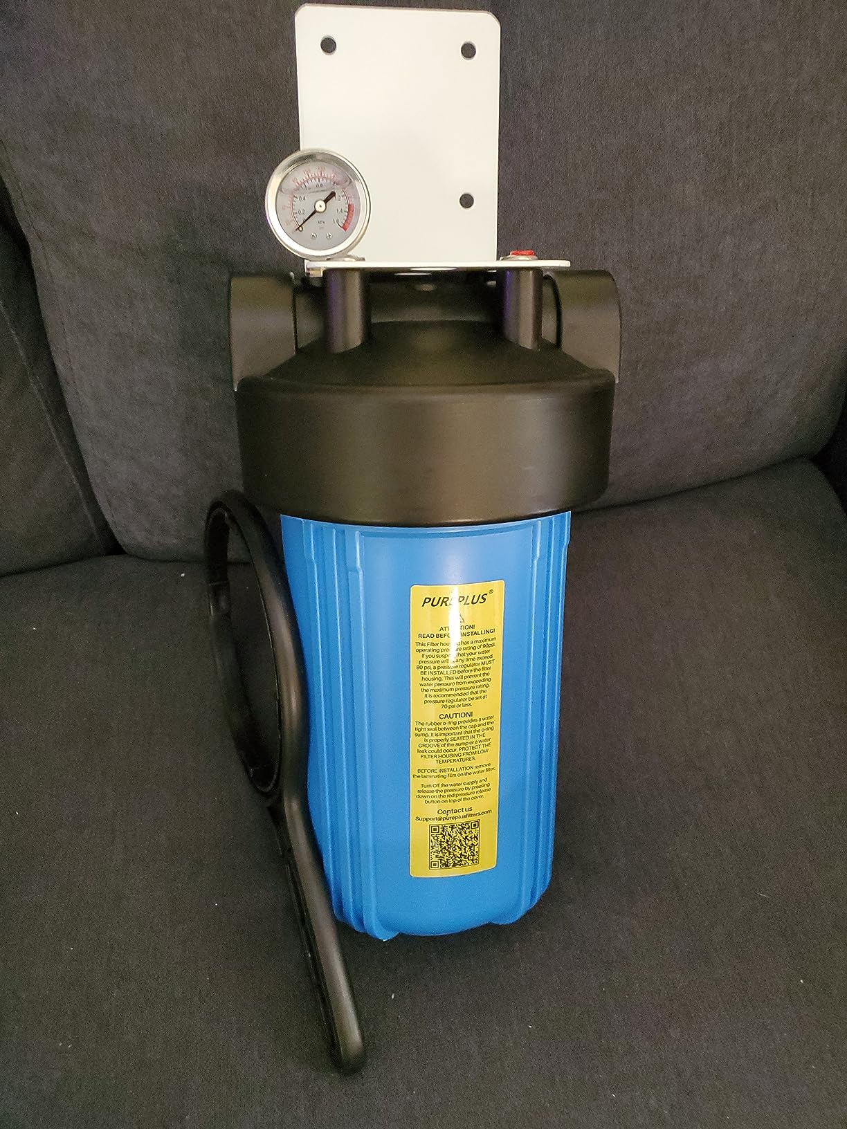 PUREPLUS 1-Stage Whole House Water Filter System, Iron & Manganese Reduce customer photo 1