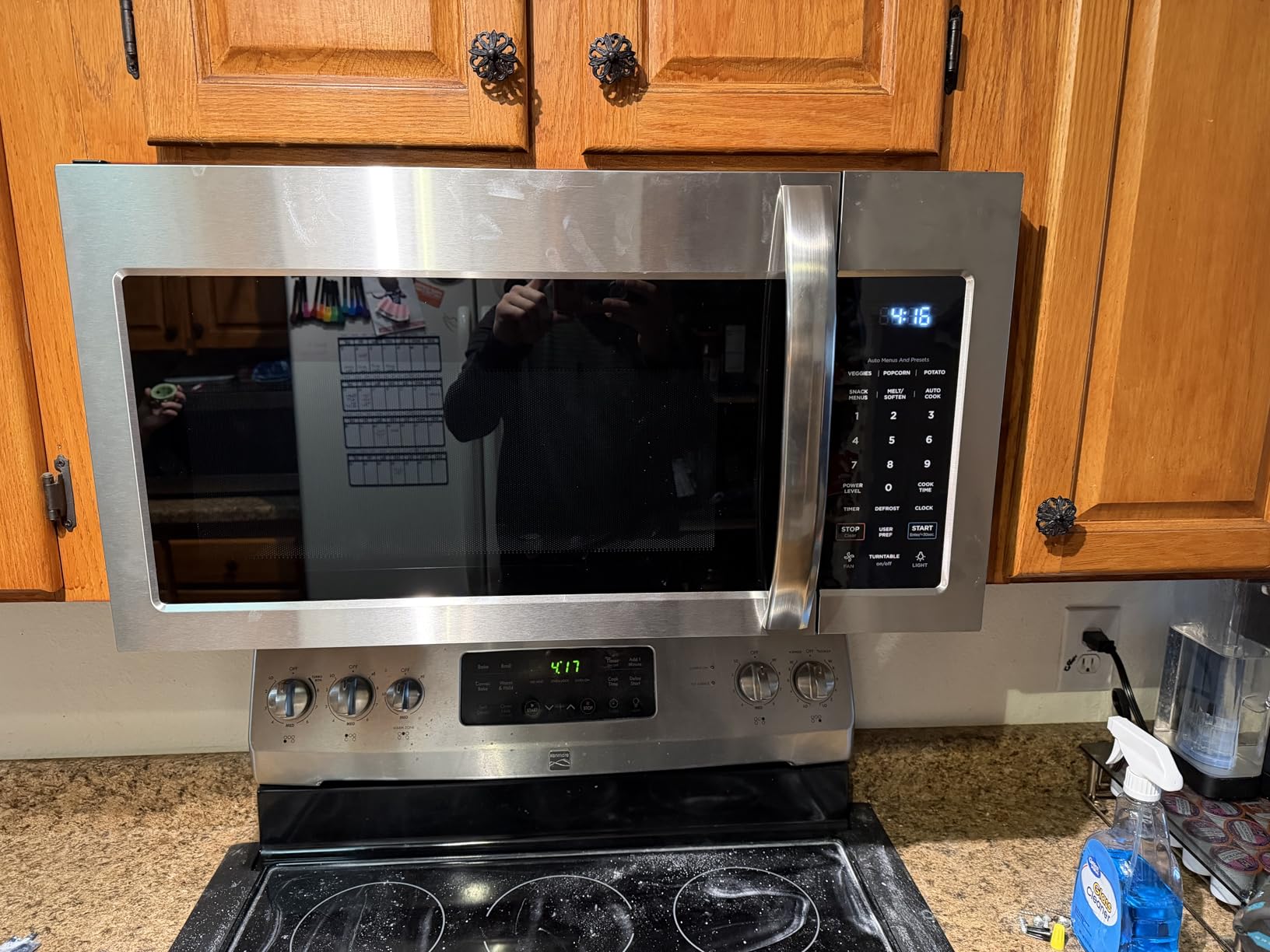 Midea Over the Range Microwave Oven, 1.7 Cu.Ft, 1000W, Stainless Steel customer photo 2