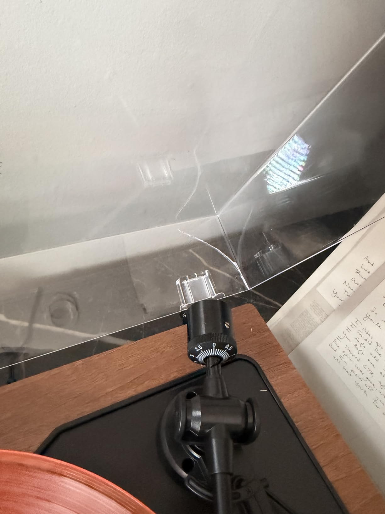 ANGELS HORN Bluetooth Vinyl Record Player with Built-in Speakers, AT-3600L customer photo 2
