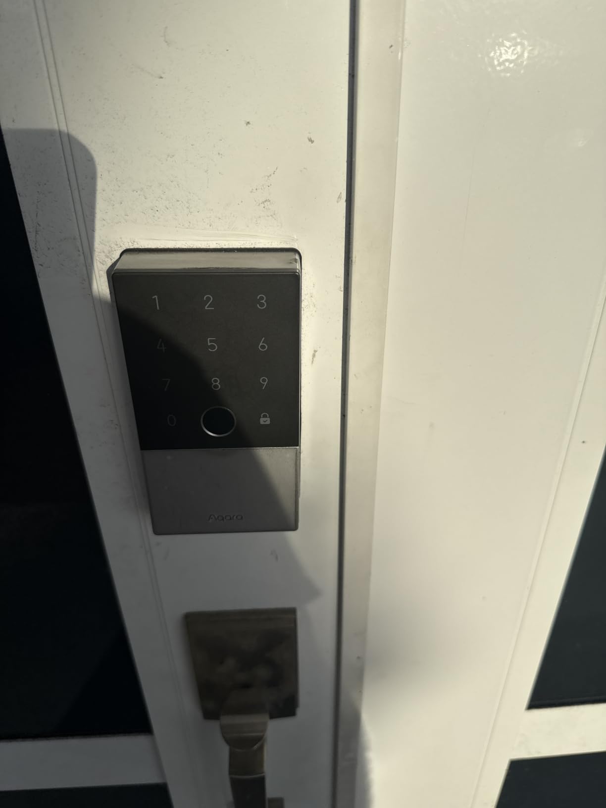 Aqara Smart Lock U100, Apple Home Key, Fingerprint Deadbolt, Gray customer photo 2