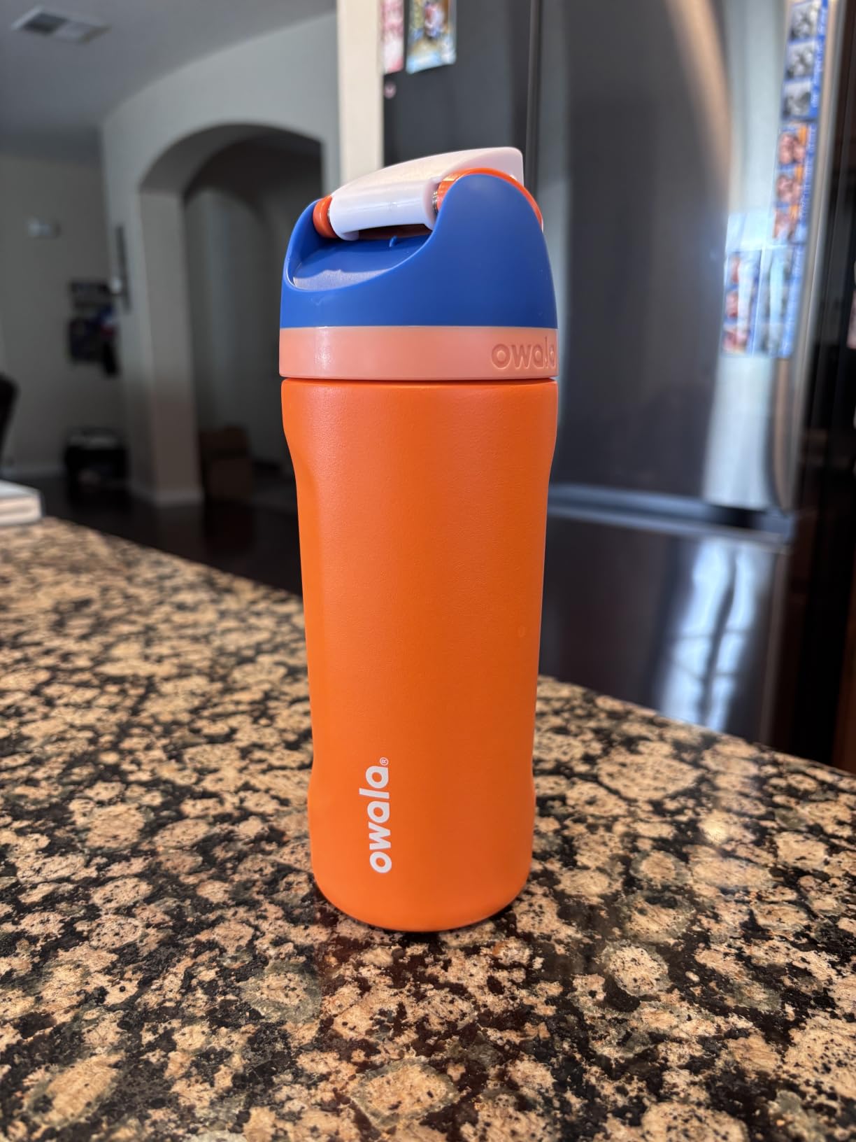 Owala FreeSip Stainless Steel Water Bottle 24 oz Denim customer photo 2