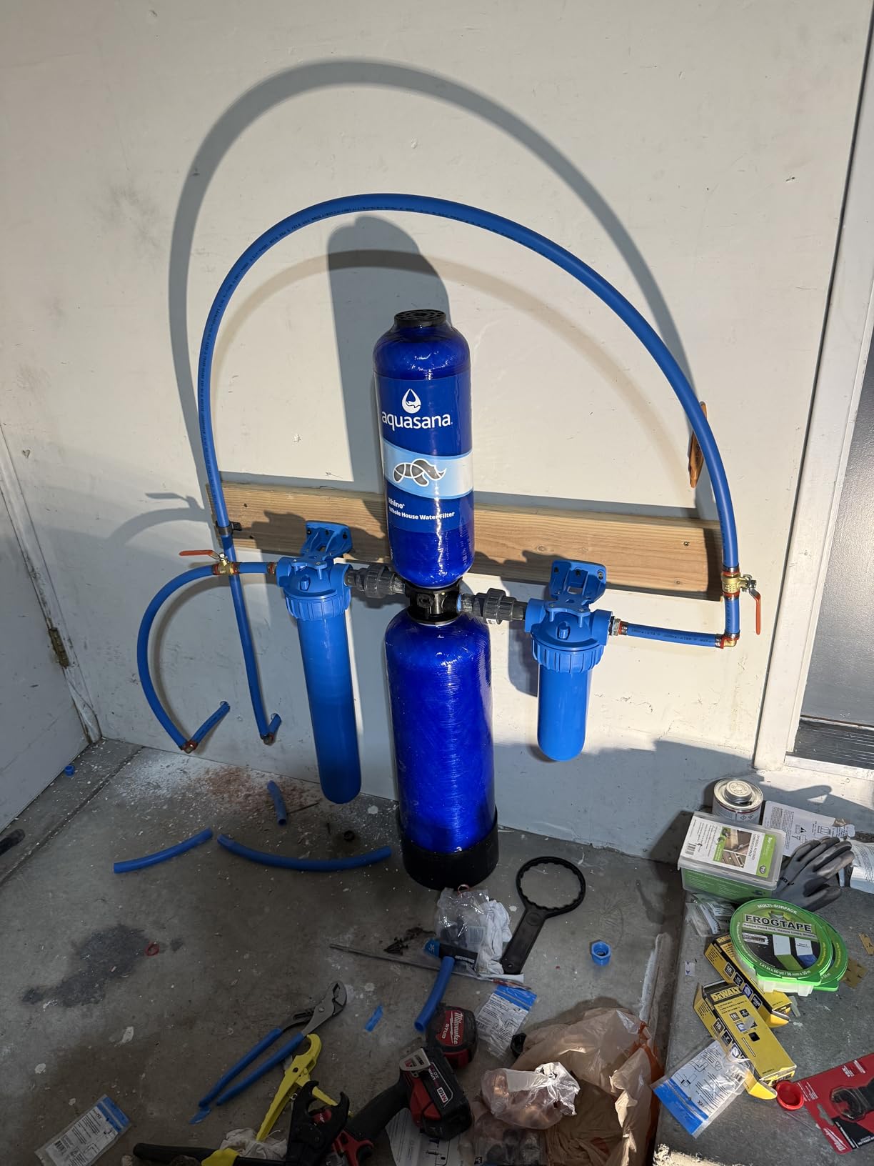 Aquasana Whole House Water Filter System | 1,000,000 Gallons | Carbon & KDF Media | Reduces 97% Chlorine & Sediment | Includes Pre- and Post-Filters | Rhino WH-1000 customer photo 1