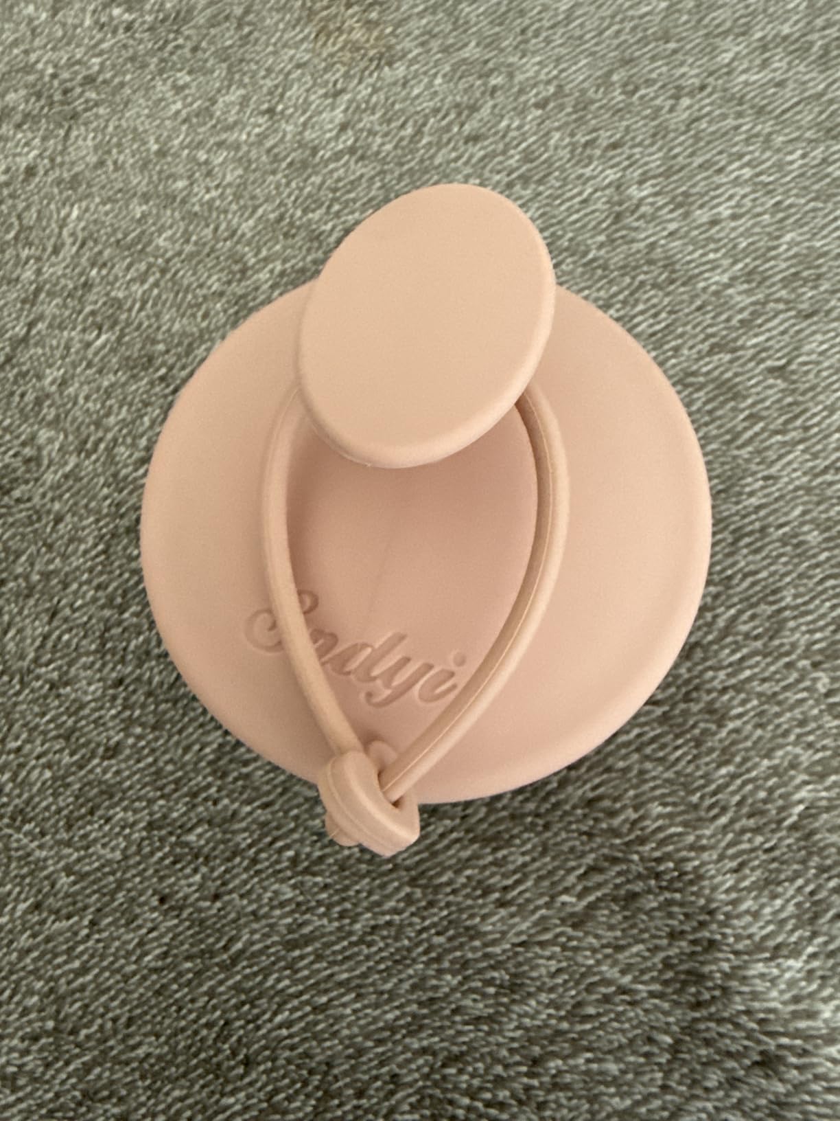 Sndyi Silicone Scalp Massager Shampoo Brush, Hair Scrubber with Soft Silicone Bristles, Scalp Scrubber/Exfoliator for Dandruff Removal, Wet Dry Scalp Brush for Hair Growth & Scalp Care, Oatmeal customer photo 2