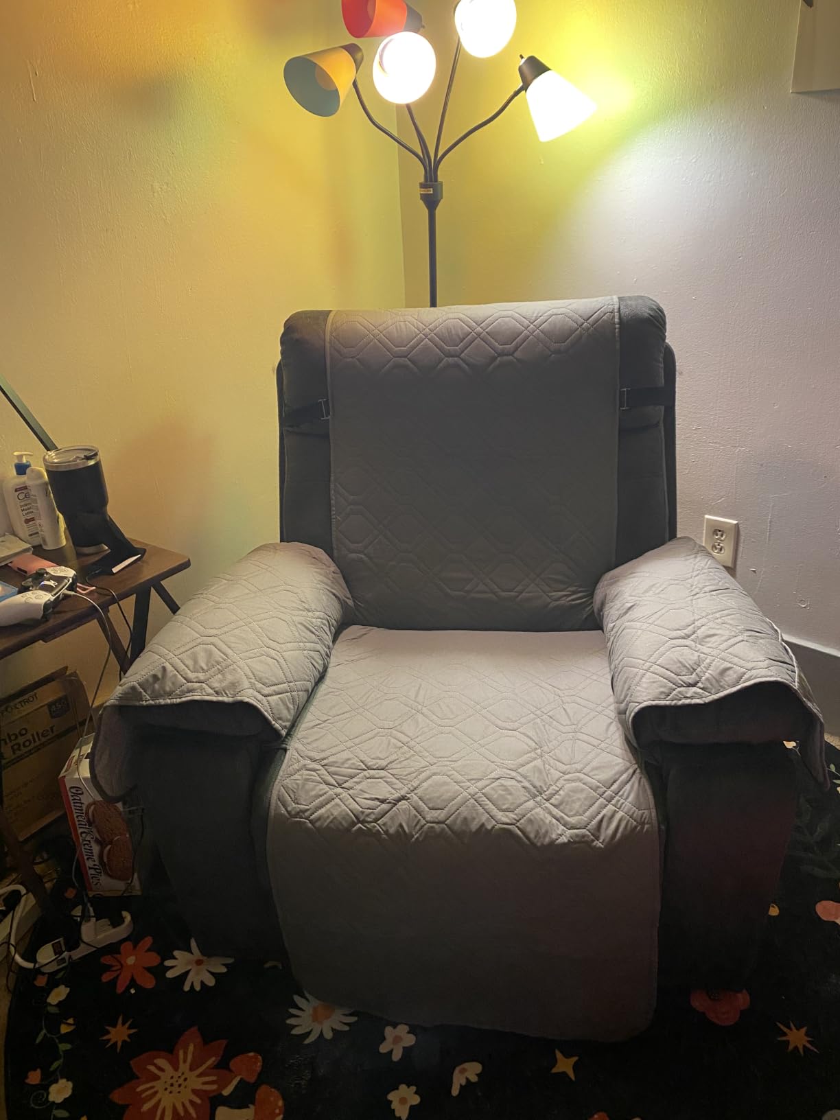 CANMOV Large Power Lift Recliner Chair with Massage and Heat for Elderly Big and Tall People, Overstuffed Wide Recliners with 2 Cup Holders, Side Pocket and USB Port, Camel customer photo 1