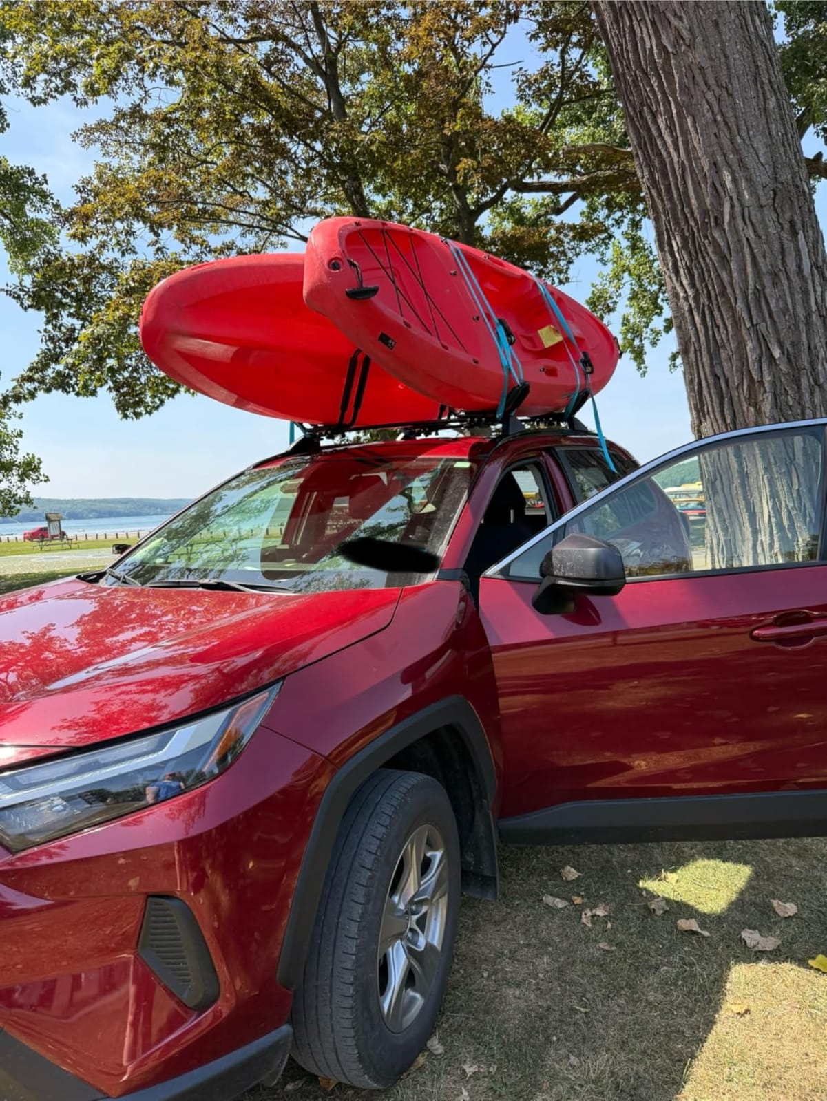 2 Pairs Kayak Roof Rack for Car Top Roof Mount Carrier customer photo 2