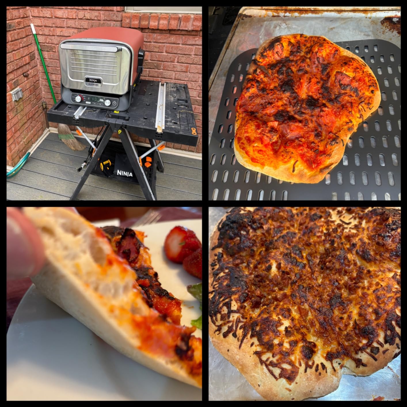 Ninja Woodfire Oven & Smoker, 8-in-1, Heats to 700°F, Terracotta Red, OO101 customer photo 1