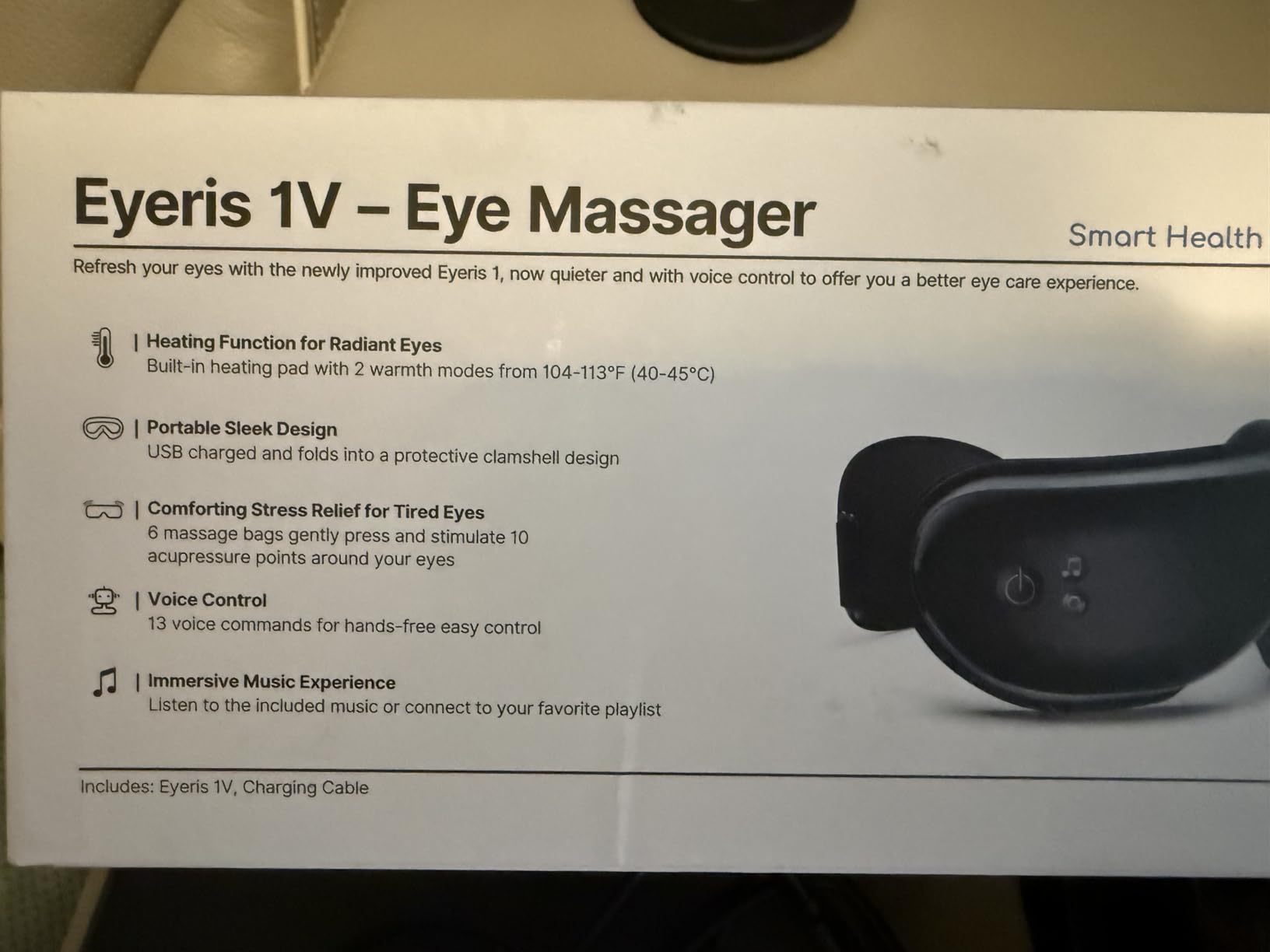 RENPHO Eyeris 3 Eye Massager with Heat and Cooling, Massaging Eye Mask customer photo 2