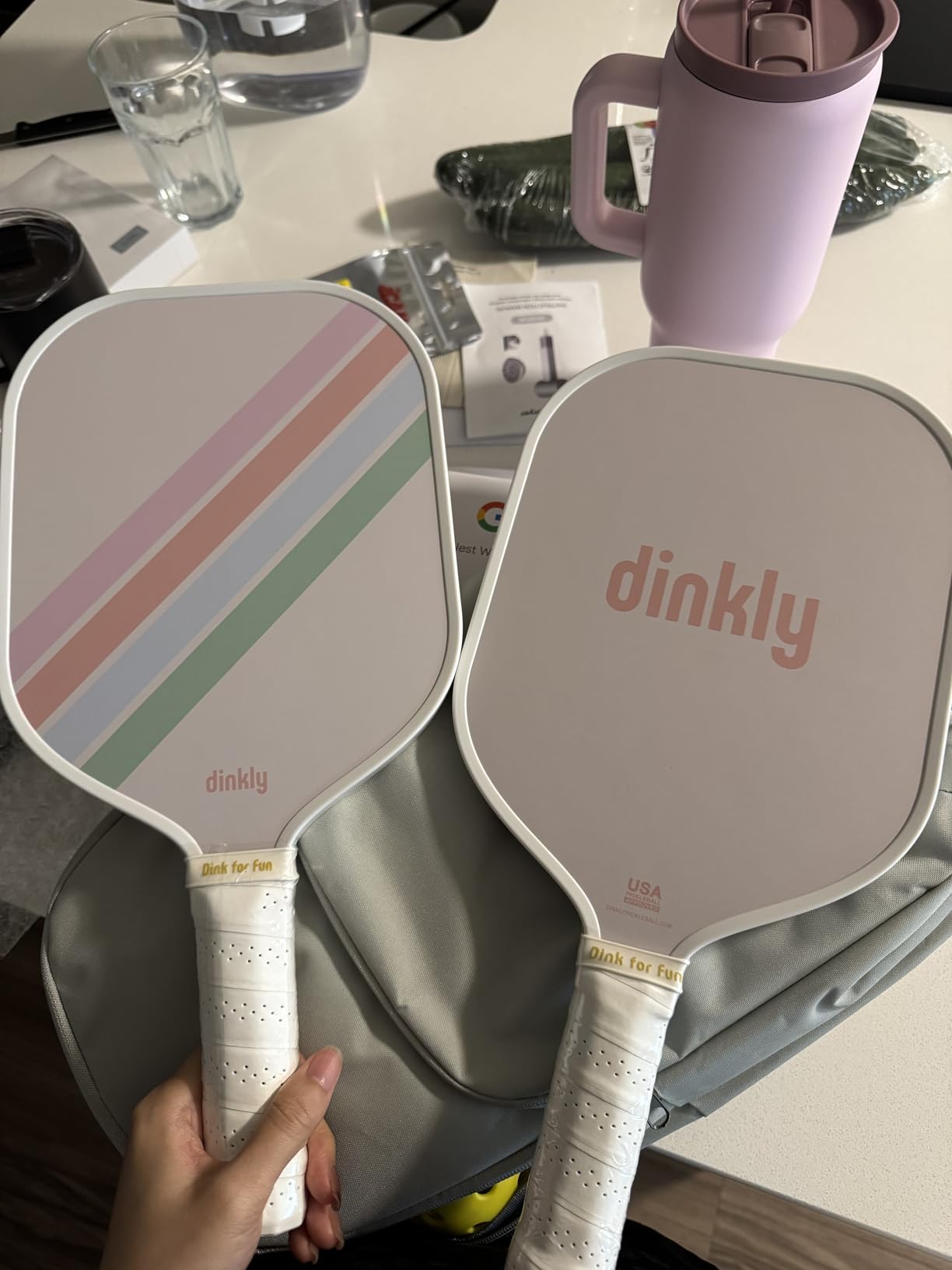 Pickleball Paddles Set of 2/4, USAPA Approved Pickleball Rackets customer photo 1
