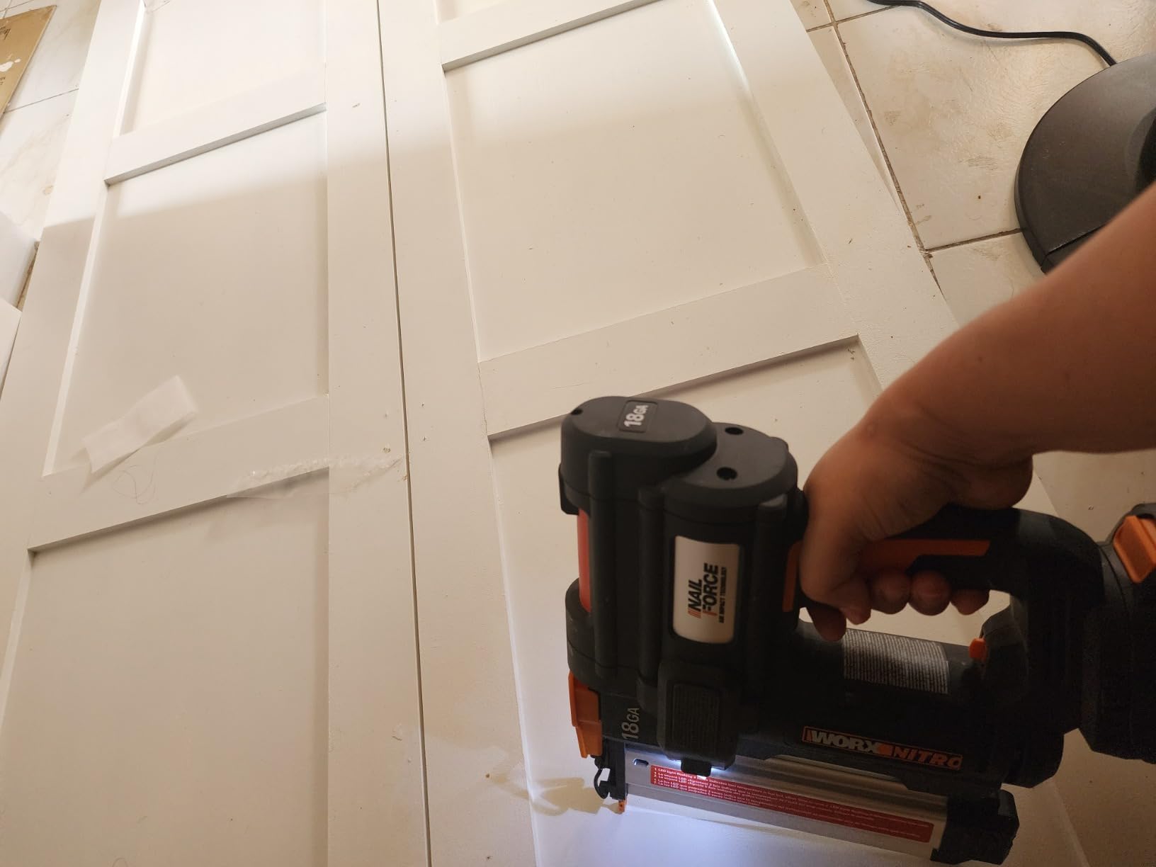 WORX Cordless Brad Nailer, 20V 18GA Nail Gun, WX842L customer photo 1