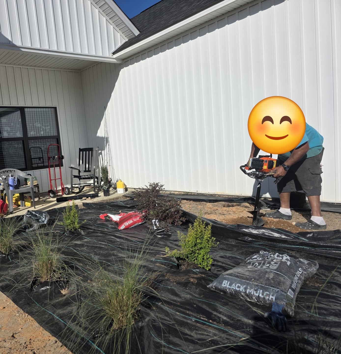 VEVOR Post Hole Digger, 43cc 1250W Auger Earth Digger, Gas-Powered (Fuel) customer photo 1