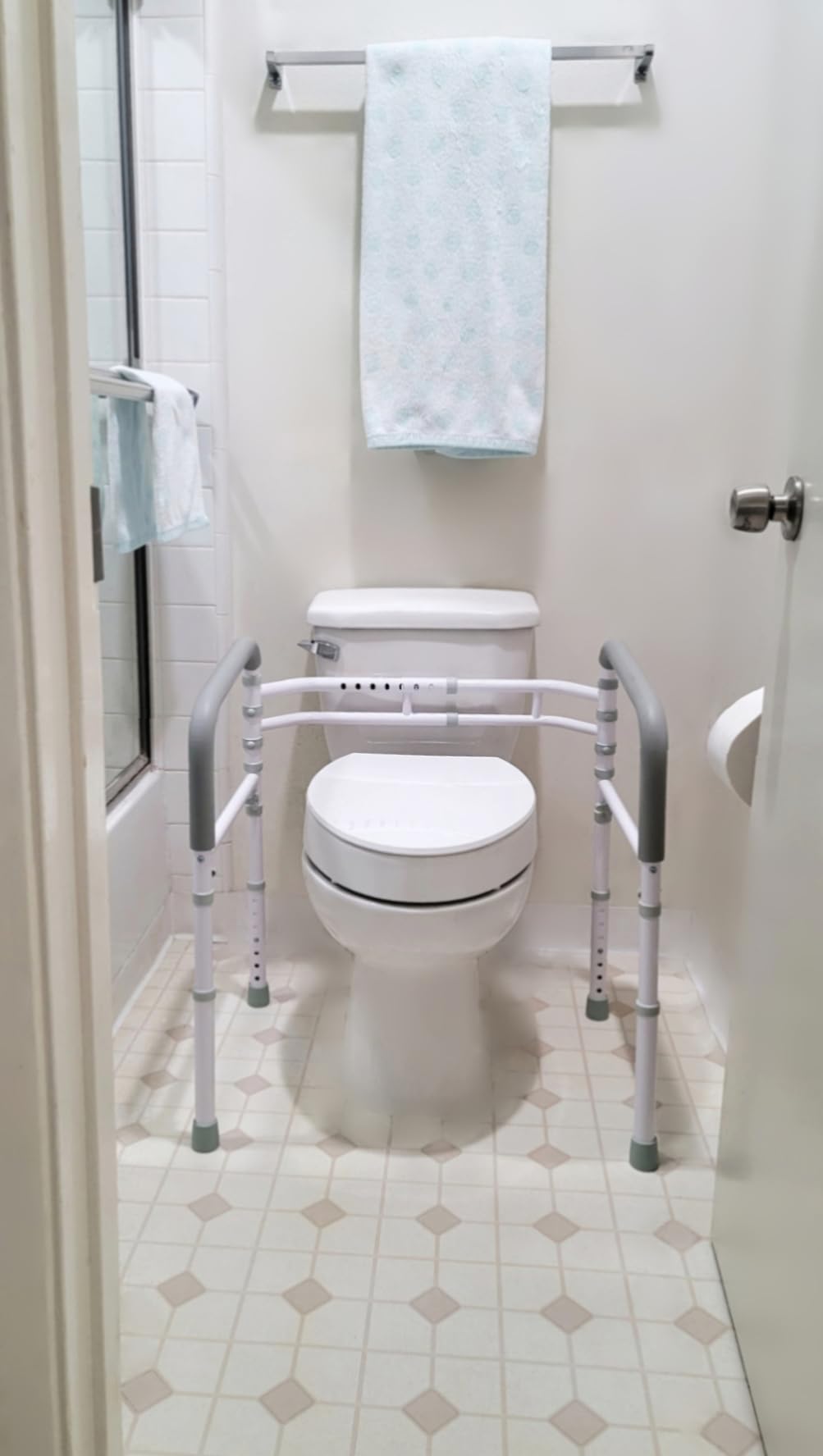 Toilet Safety Rails (350 LB), Toilet Handle Frame for Elderly customer photo 1