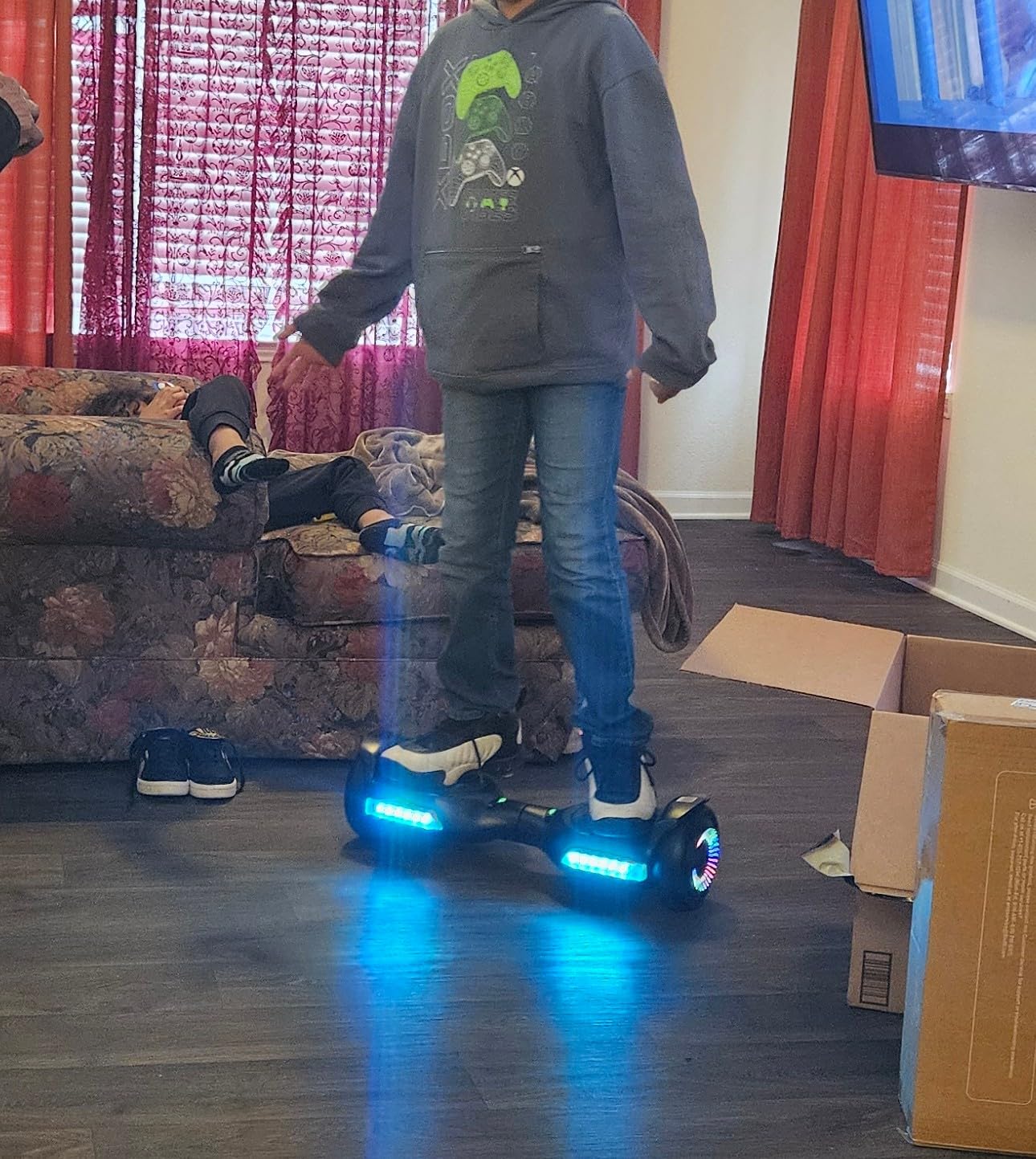 Gyroor Hoverboard New G13 All Terrain Hoverboard with LED Lights, Off Road Hoverboard with Bluetooth for Kids ages 6-12 and Adults customer photo 2