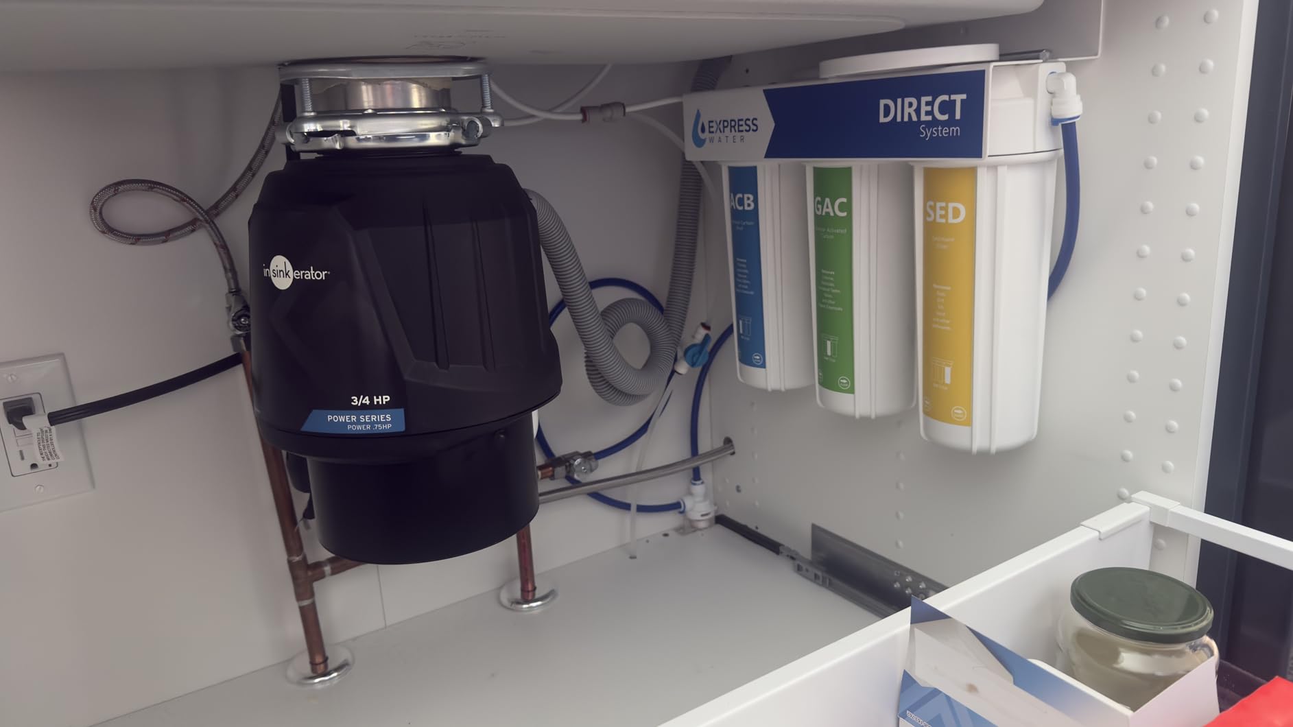 InSinkErator Power .75HP, 3/4 HP Garbage Disposal, Power Series EZ Connect Continuous Feed Food Waste Disposer, Black customer photo 2