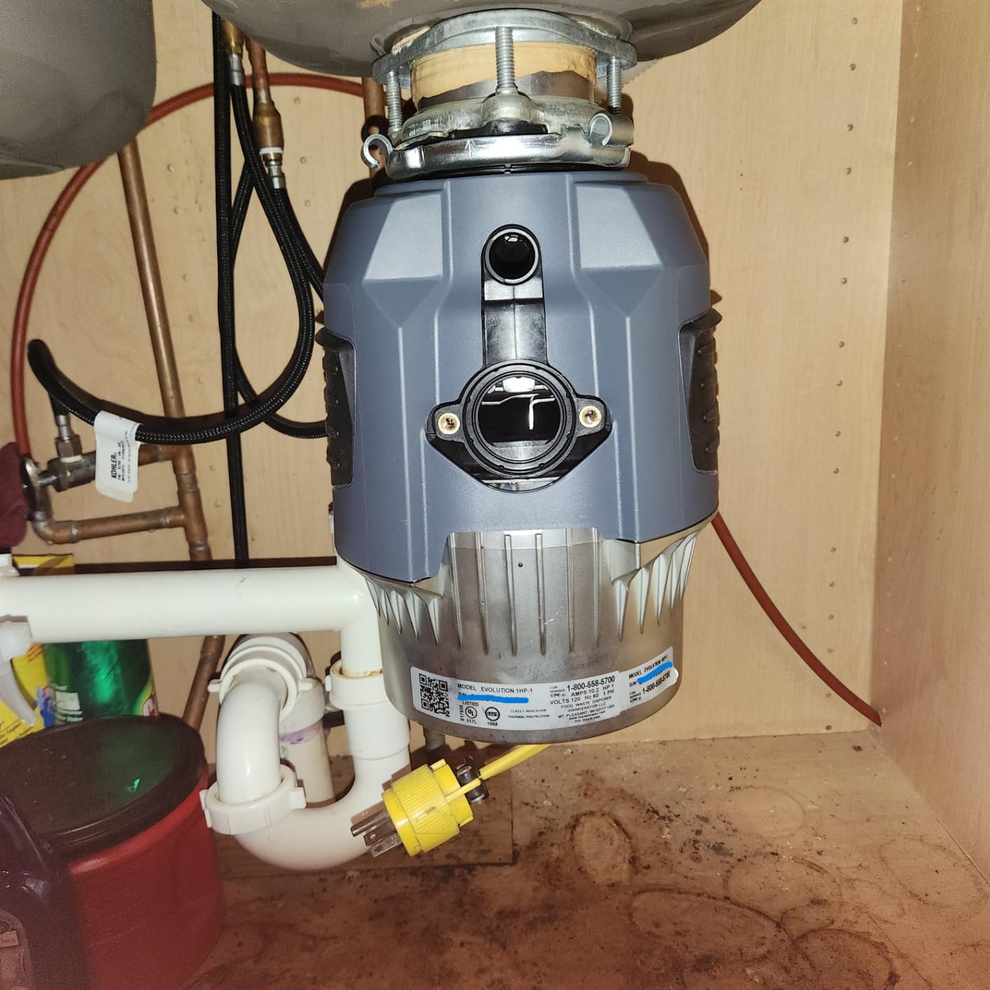 InSinkErator EVOLUTION 1HP 1 HP, Advanced Series Continuous Feed Food Waste Garbage Disposal, Gray customer photo 2