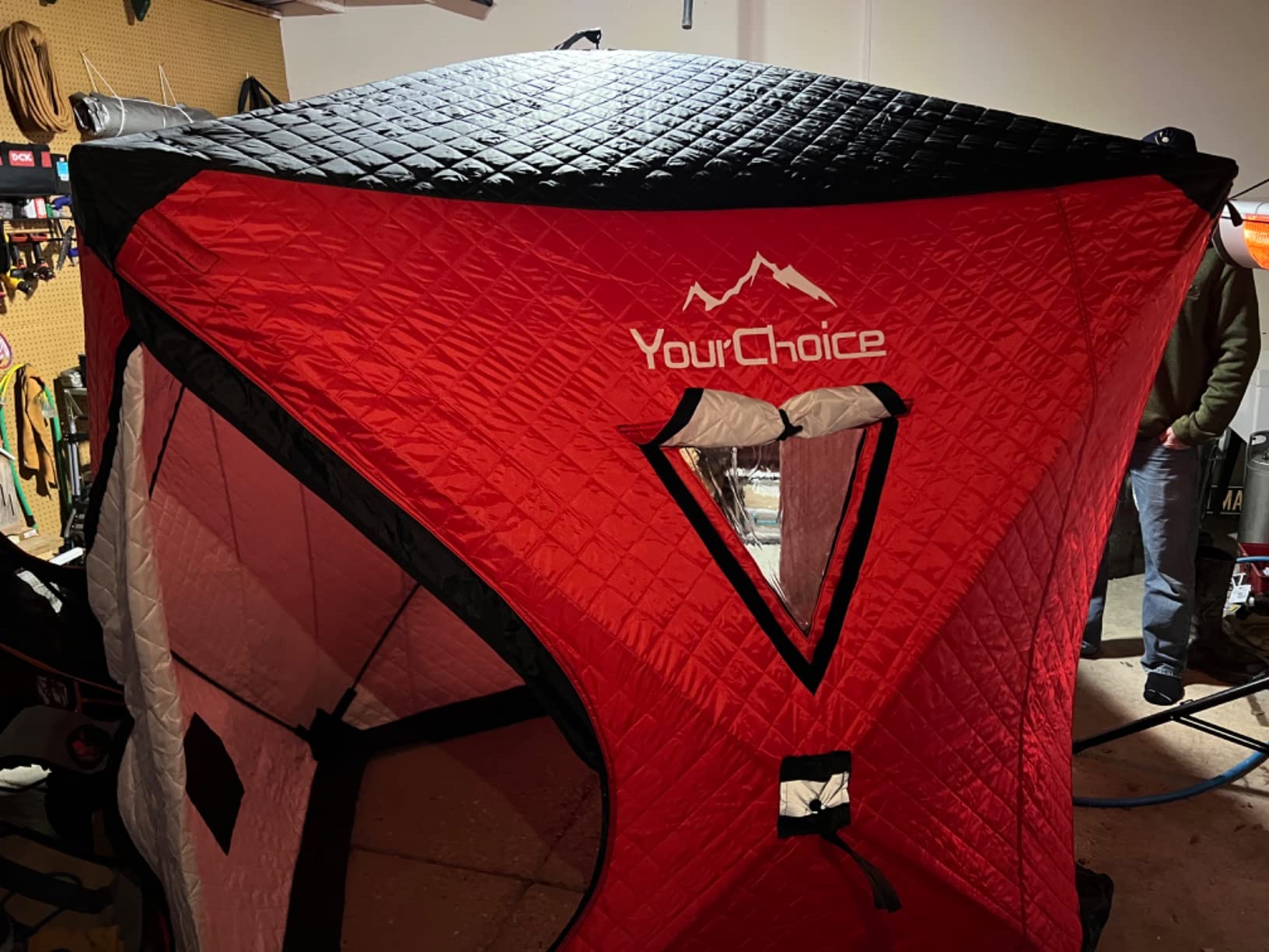 Your Choice Pop Up Ice Fishing Shelter 3-4 Person Insulated Tent customer photo 1
