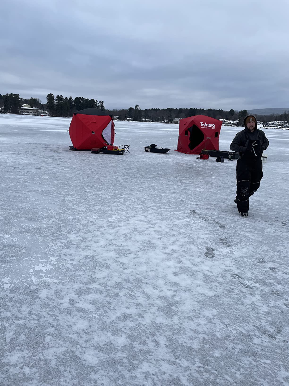 Your Choice Pop Up Ice Fishing Shelter 3-4 Person Insulated Tent customer photo 2
