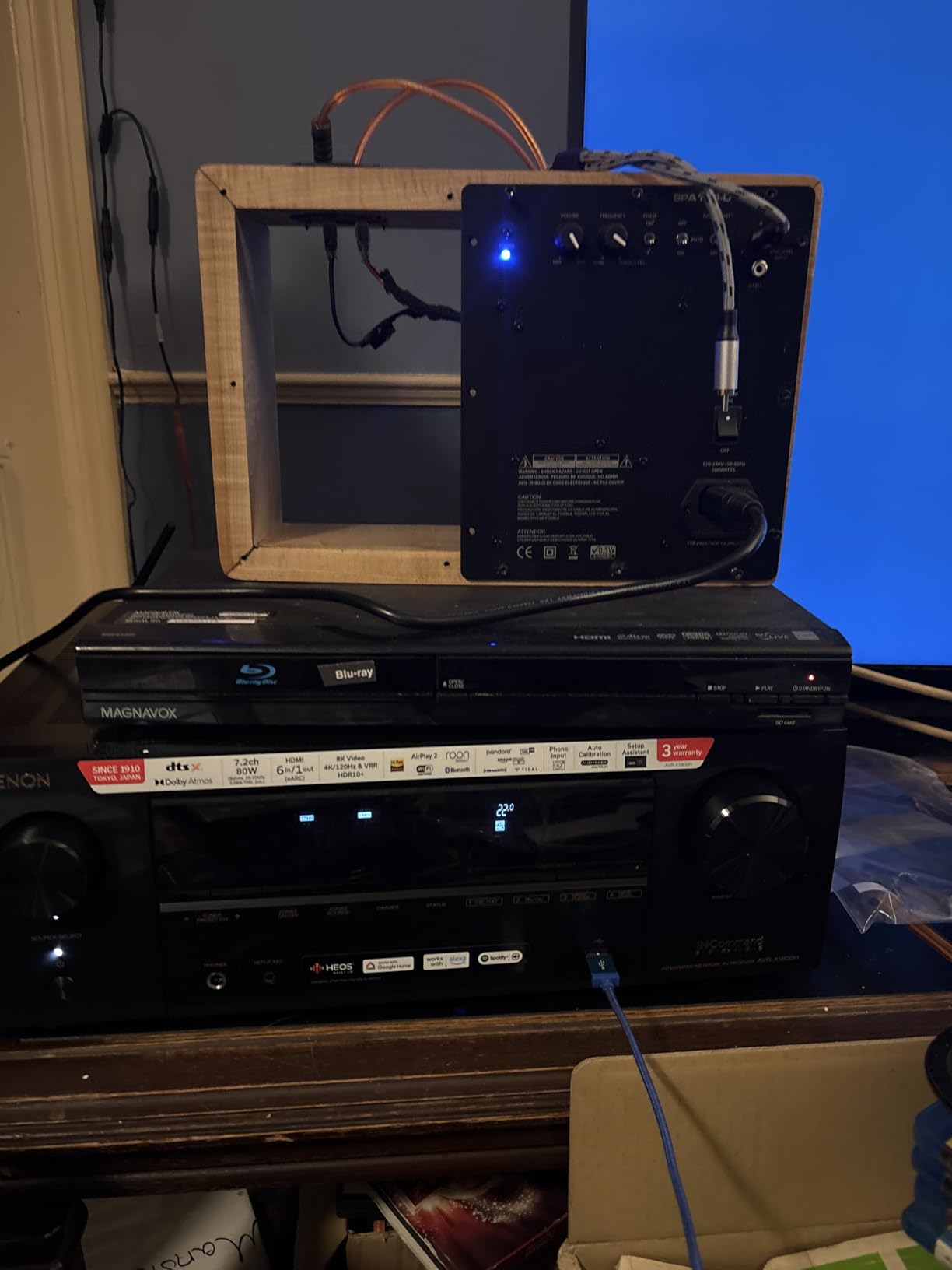 Denon AVR-X1800H 7.2 Channel AV Stereo Receiver (80W x 7), WiFi, Bluetooth customer photo 1