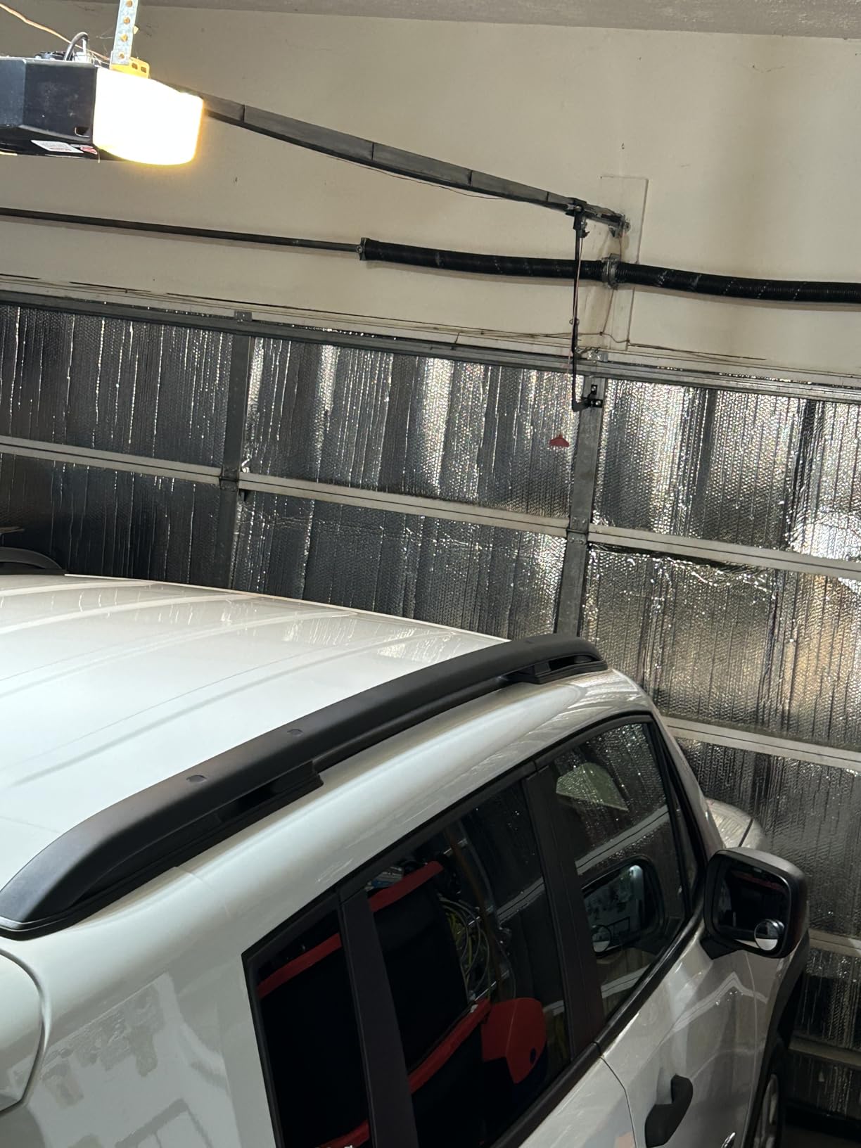 16P Garage Door Insulation Kit Panels 6MM 16x8FT for Double Garage Door, Pre-Cut Bubble Reflective Aluminum Foil Sheet 120 Tape, DIY Install Temperature Control Block Summer Heat & Winter Cold(24x48) customer photo 1