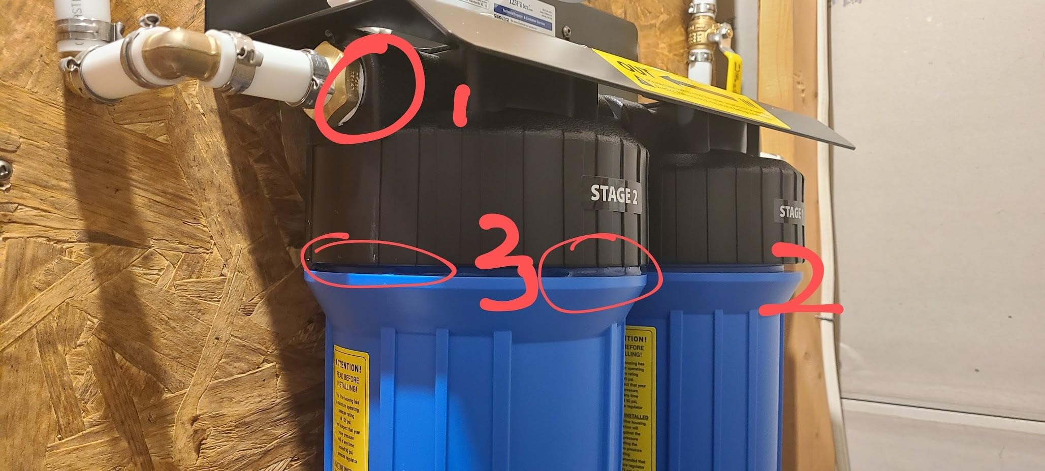 iSpring WGB21B-DS 2-Stage Anti-Scale Whole House Water Filter System customer photo 2