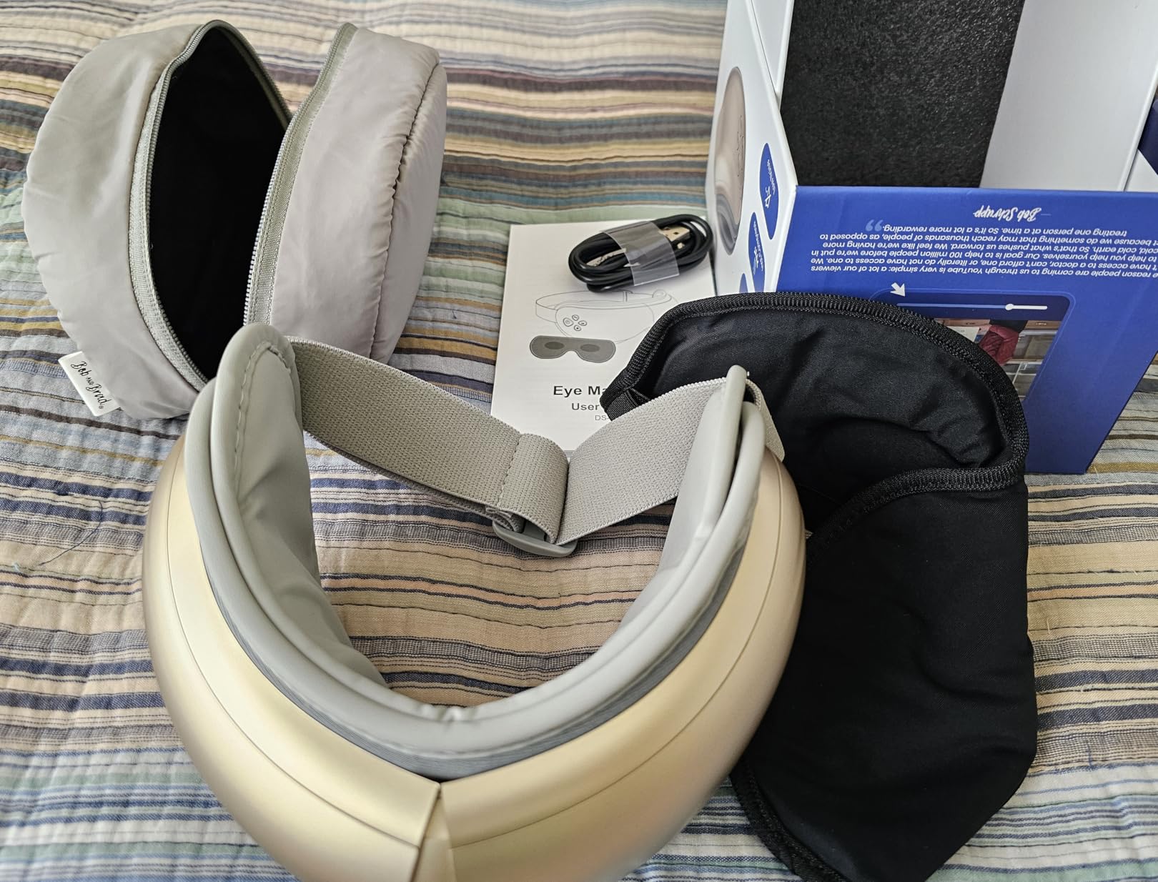 BOB AND BRAD Eye Massager with Heat FSA Eligible HSA, Heated Eye Mask for Dry Eye Relief, Birthday Gifts for Men Women Husband Relax, Temple Massager for Eye Strain Migraine Stress Relief customer photo 1