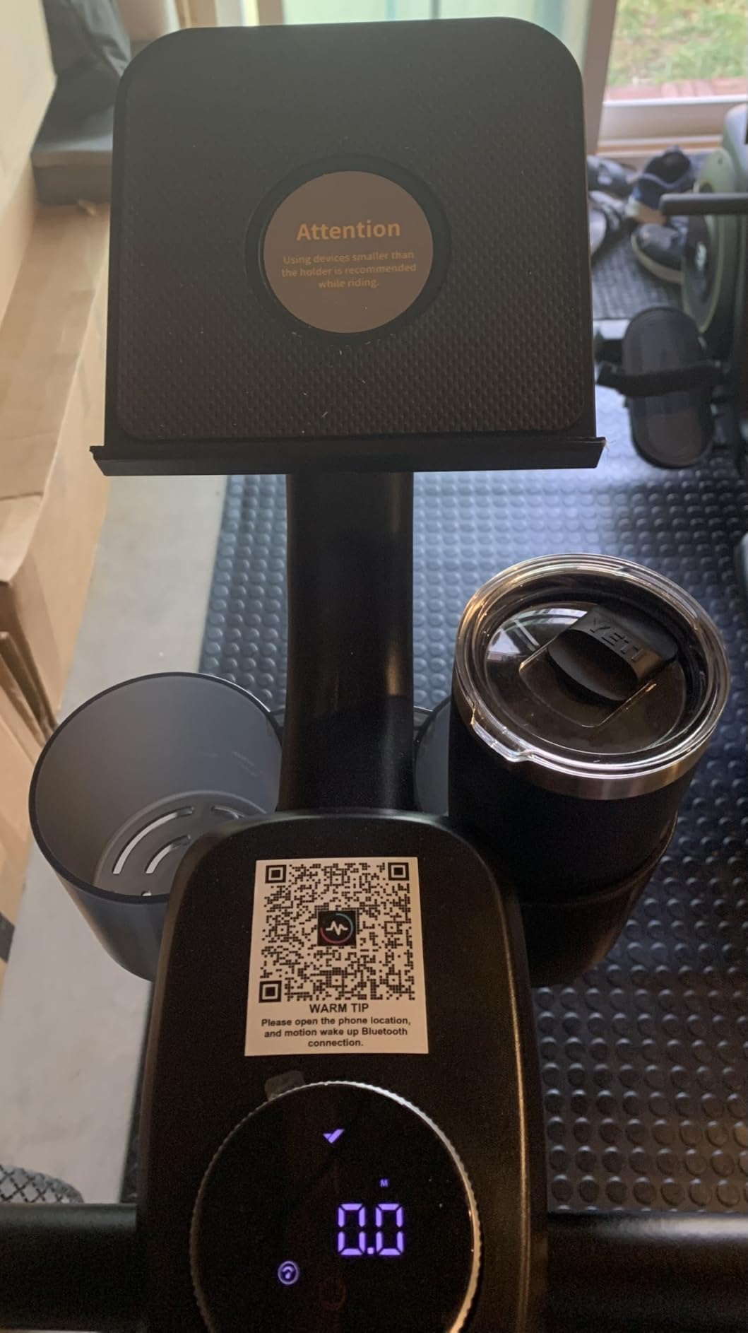 MERACH Exercise Bike, Magnetic Friction Stationary Bike for Home with APP customer photo 2