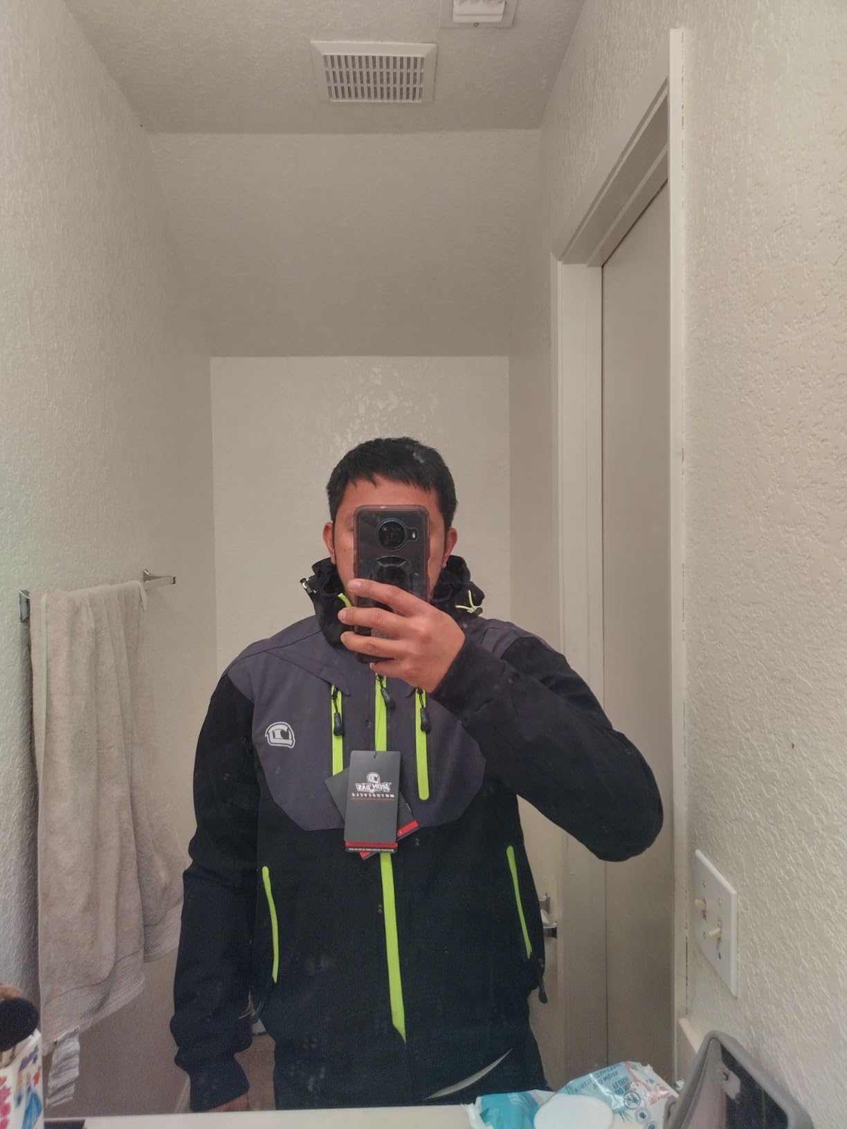 BORLENI Motorcycle Jacket for Men EN 17092-4 Class A with Armor and Hood customer photo 1