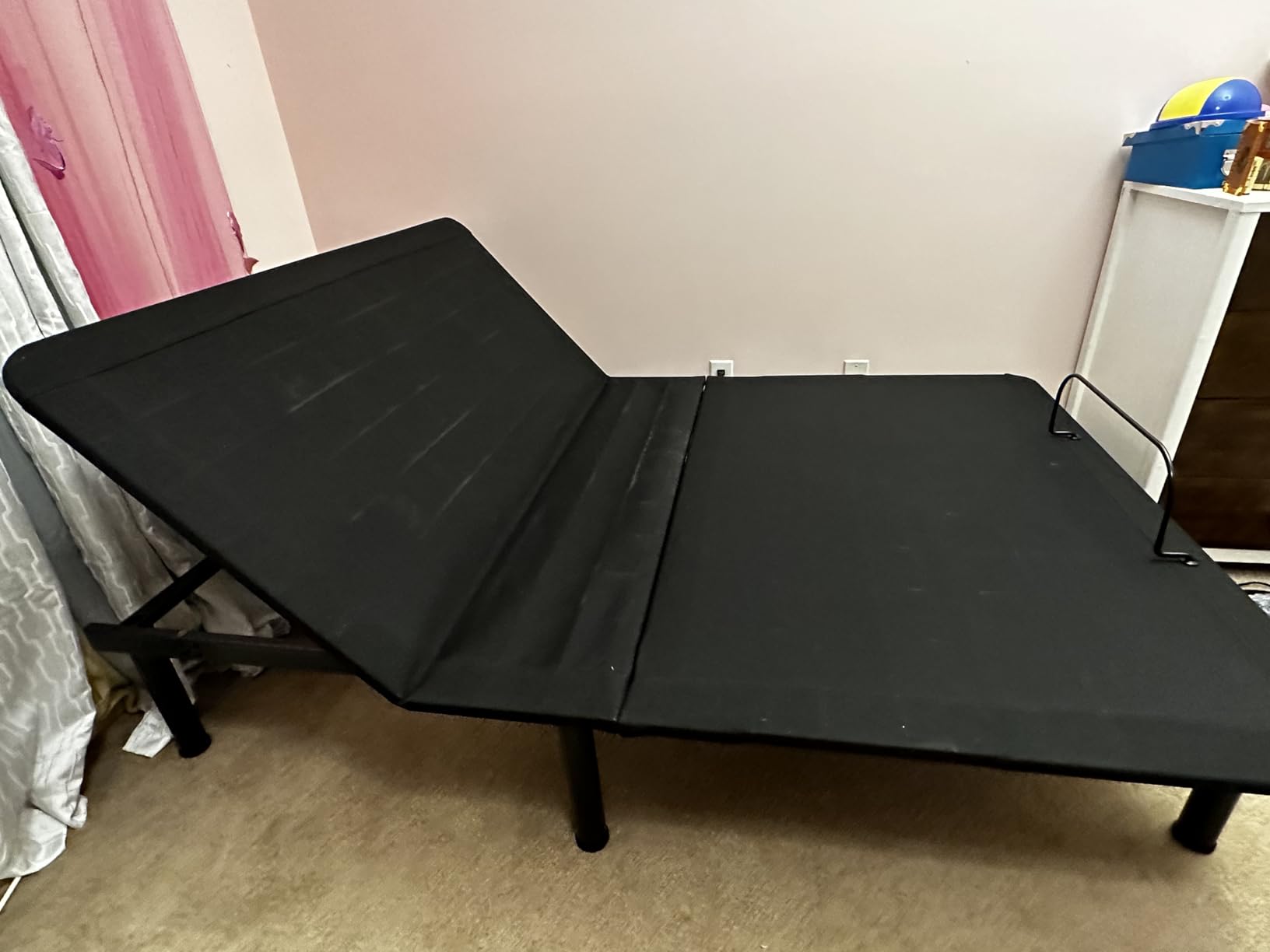 Dyonery Twin XL Adjustable Bed Frame + 12 Inch Gel Memory Foam Mattress customer photo 1