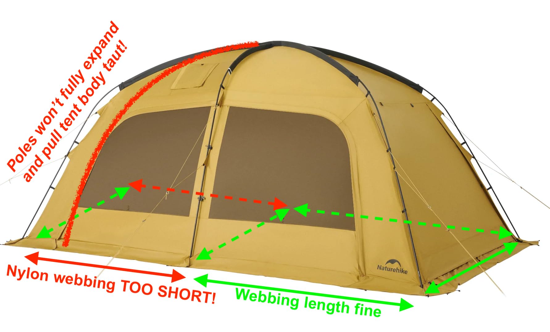 Naturehike Dune Hot Tent with Stove Jack,Double Layer 4 Season Tent,Waterproof 2-4 Person Tents for Camping customer photo 1