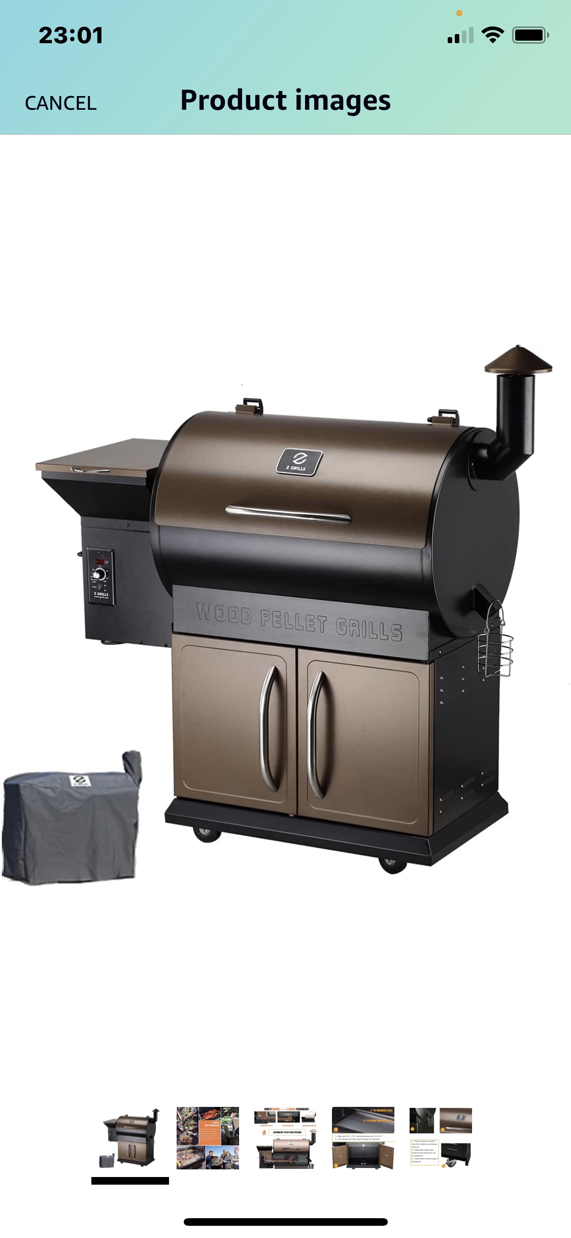 Z GRILLS ZPG-7002B Pellet Smoker Grill with PID Control, Rain Cover, 700 sq. in Cooking Area for Outdoor BBQ, Black customer photo 2