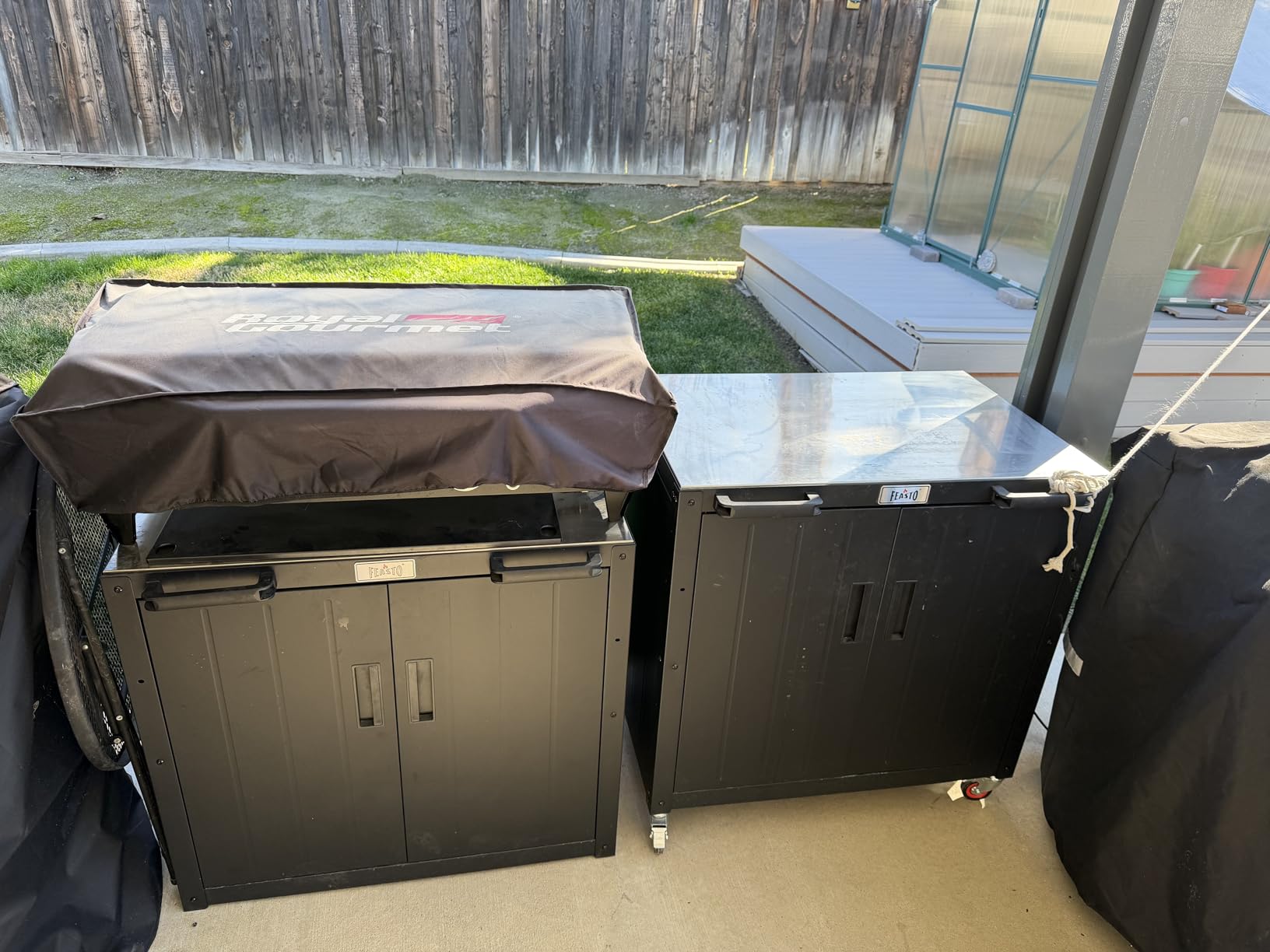 Feasto Modular Outdoor Kitchen Island with Storage and Stainless Steel Top customer photo 1
