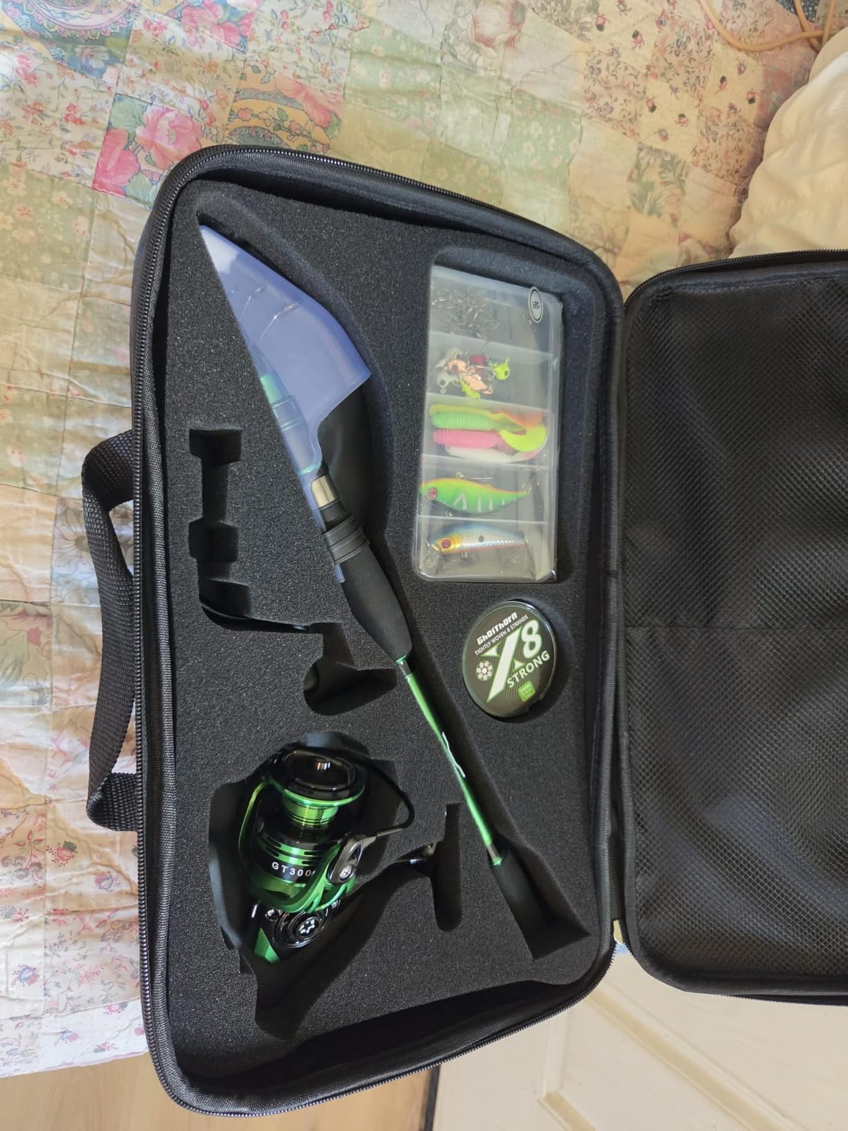 Ghosthorn Telescopic Fishing Rod and Reel Combo,Spinning Travel Kit customer photo 1
