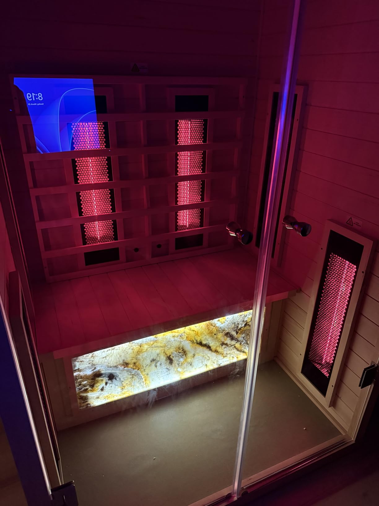 Ceramic Infrared Sauna 2 Person, Indoor Infrared Saunas for Home customer photo 1