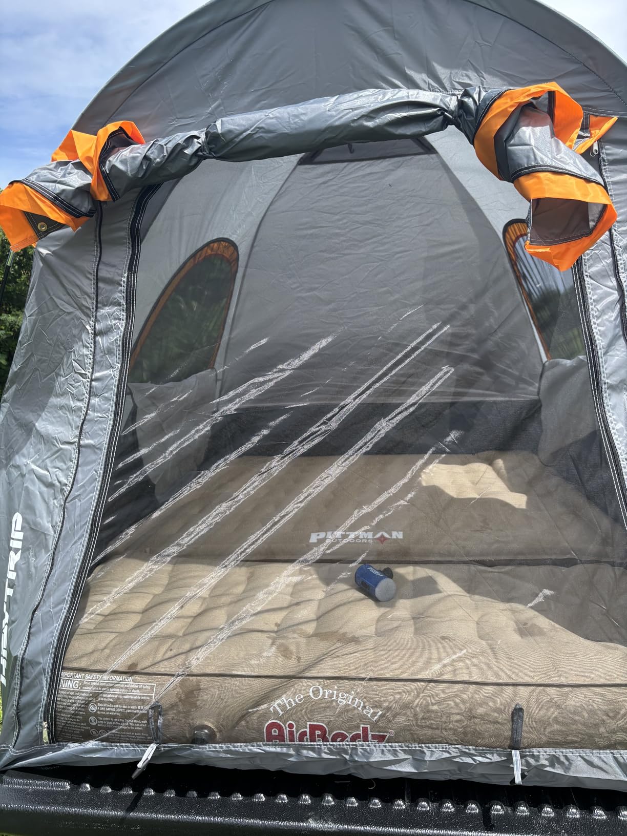 HEYTRIP Truck Bed Tent 5.5ft-6.8ft Waterproof Pickup Truck Tent Double Layer 2 Person Truck Tent Camper for Camping Fishing customer photo 1