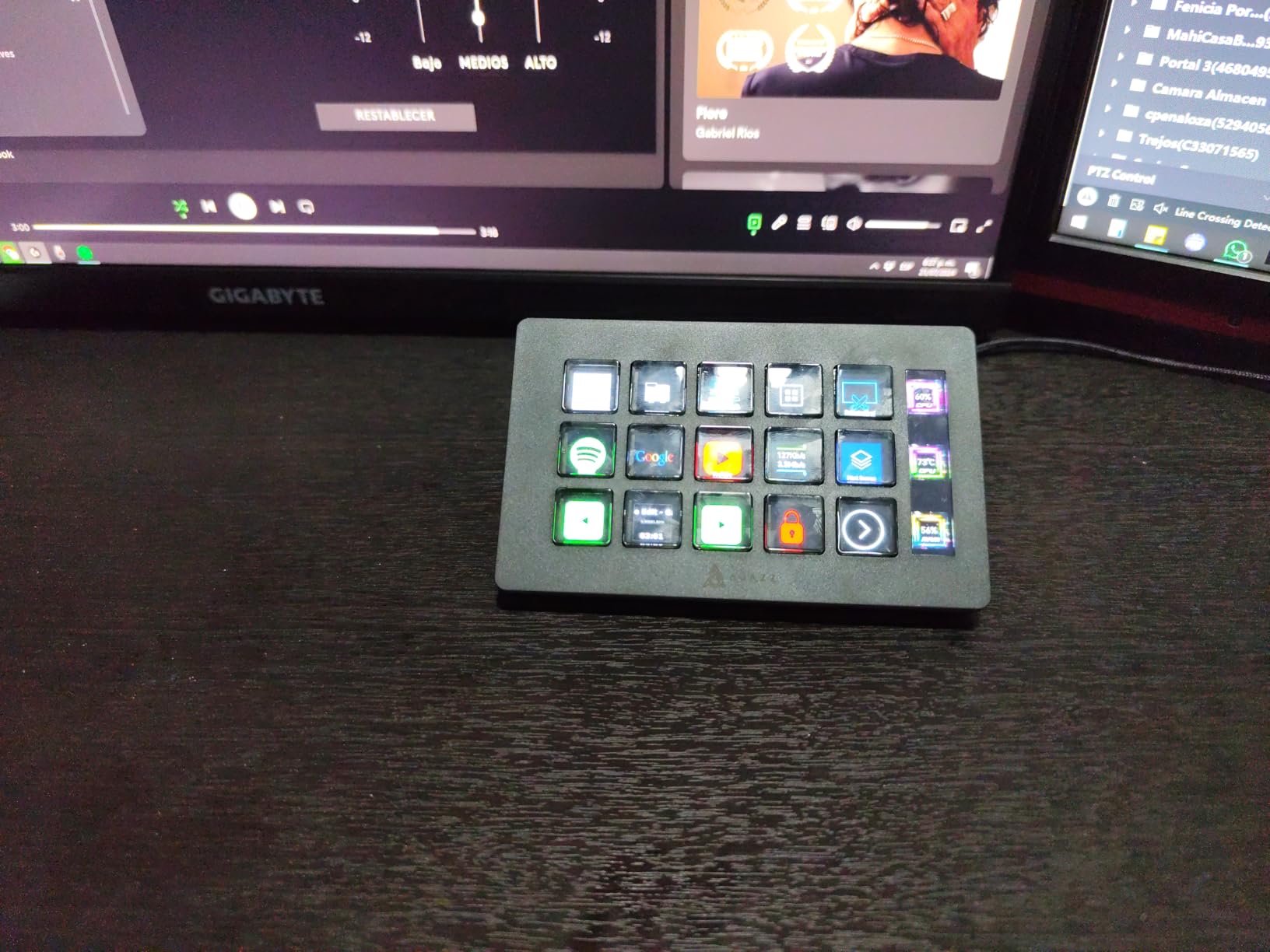 AJAZZ AKP153 Stream Studio Controller Keypad Type-c Wired Keyboard-White customer photo 1