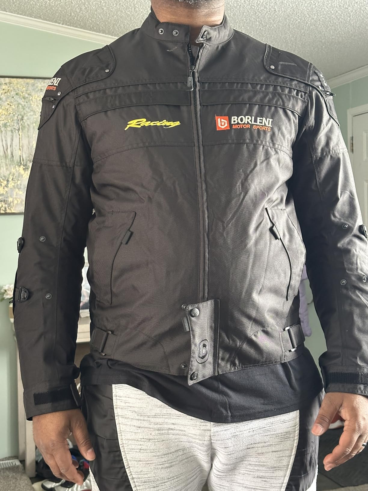 BORLEN Motorcycle Jacket for Men with Armor CE Certified Riding Jacket customer photo 1
