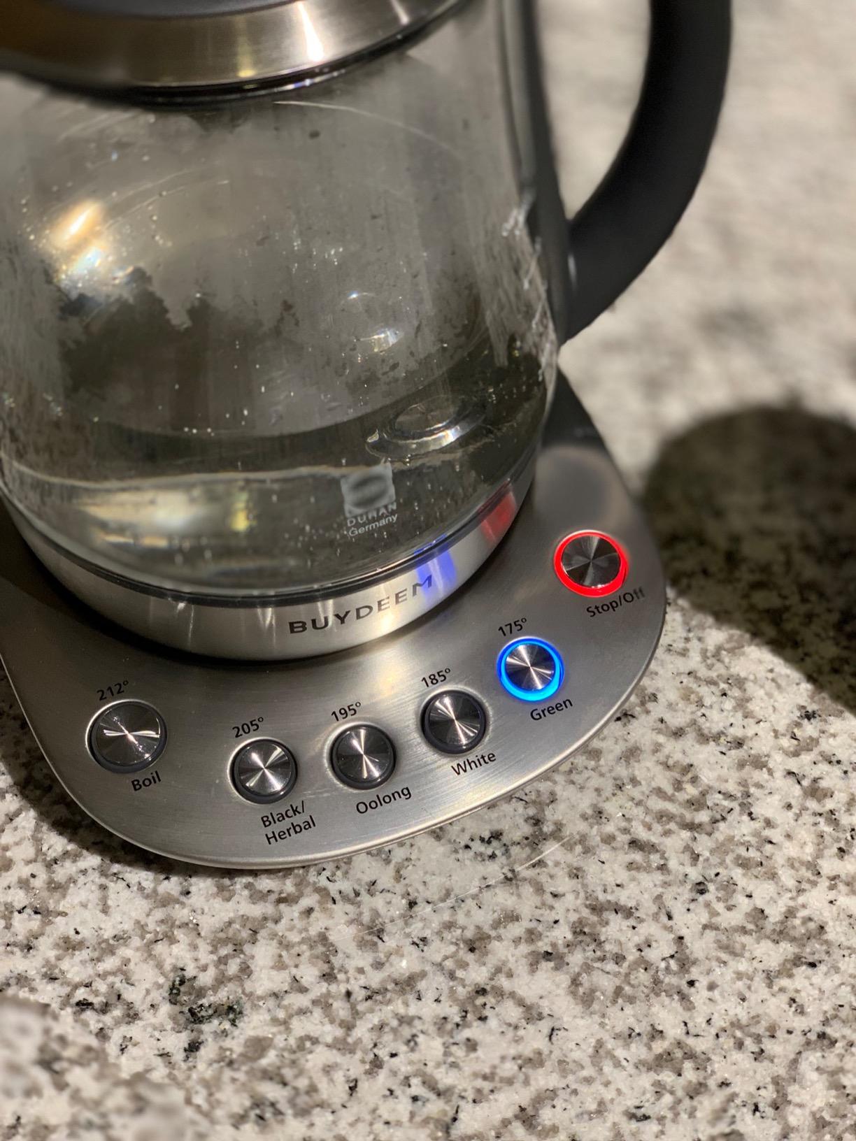 BUYDEEM K156 Tea Maker, Electric Kettle for Tea and Coffee Brewing, 1.6Qt customer photo 2