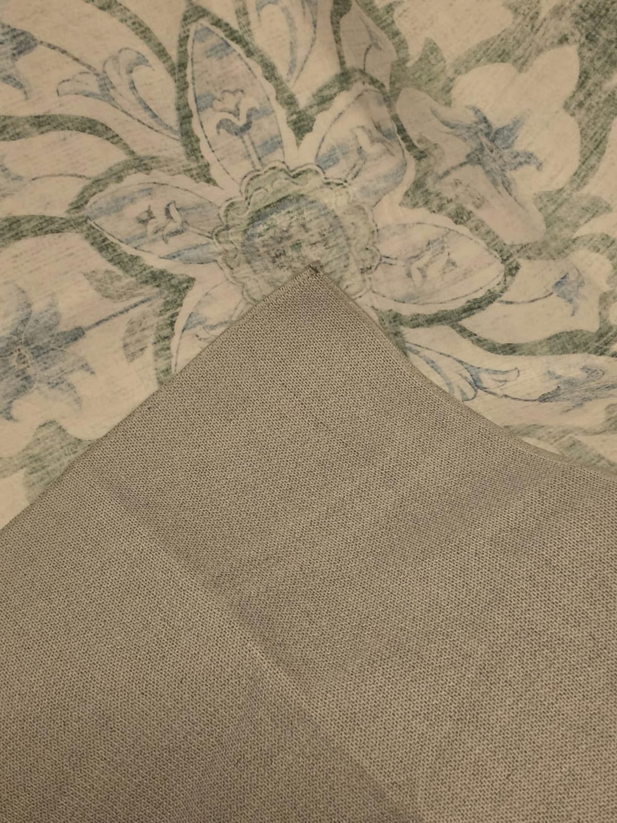 RELEANY Washable Area Rug, 8'x10', Brick/Brown/Green customer photo 2