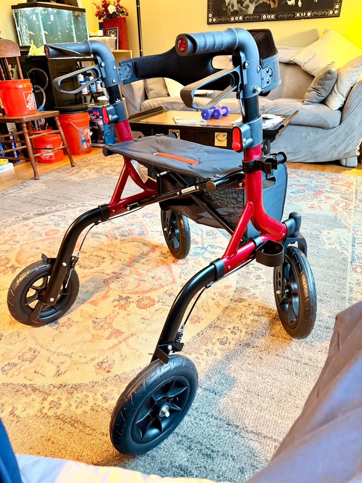MAXWALK Rollator Walker for Seniors with Seat, 12