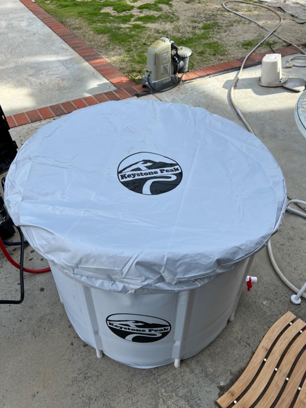 Ice Bath, Portable Inflatable Cold Plunge Tub for Water Therapy customer photo 1
